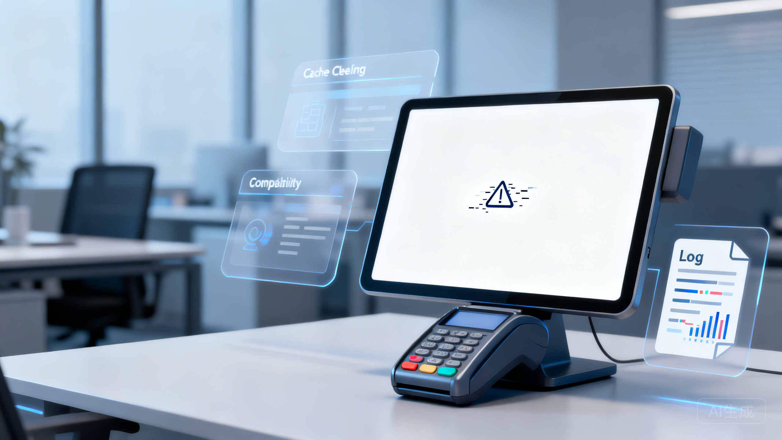 商家助手POS端启动后闪退/白屏打不开怎么办？缓存数据清理、系统兼容性设置与错误日志上报排障教程