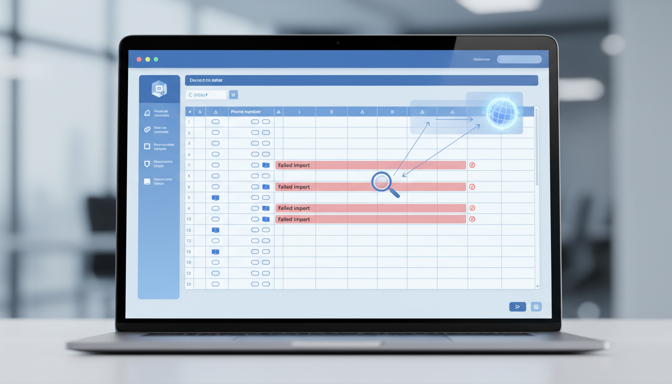 商家助手会员Excel导入报错无法入库怎么修复？字段映射、手机号去重与错误行定位指南