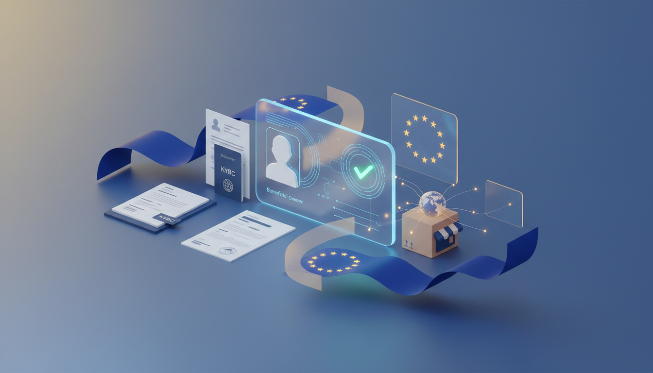 2026年欧盟DSA「KYBC商家身份核验」全面推行：跨境店铺如何提交企业信息、受益所有人材料并避免欧盟站点被暂停？