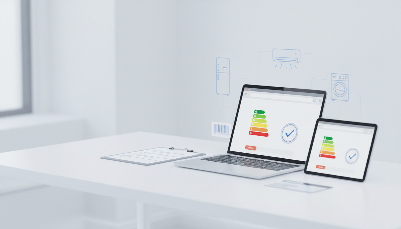 2026年家电商品「能效等级信息」线上强制展示启动：商家如何核对备案编号、补齐标签图并避免链接被拦截限售？