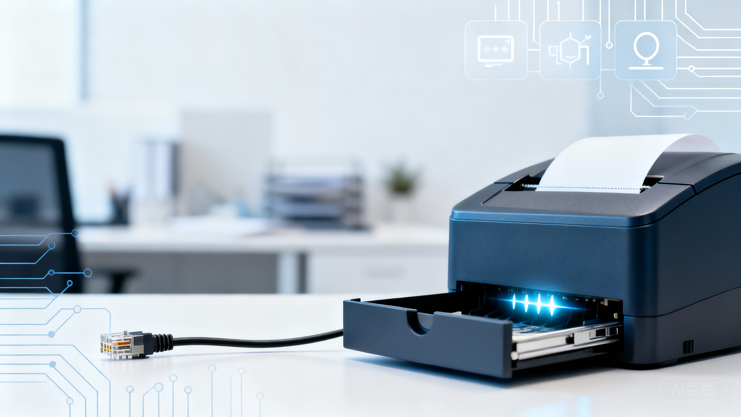 商家助手收款完成后现金钱箱不自动打开怎么办？RJ11接口接线、打印机开箱脉冲设置与驱动指令排查教程