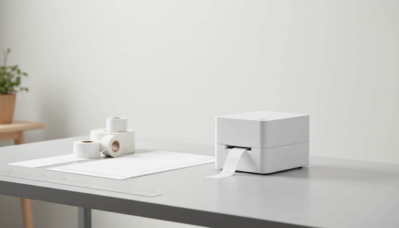 商家助手价签/标签打印机打印模糊或错位怎么办？纸张规格、打印浓度与模板校准排查教程