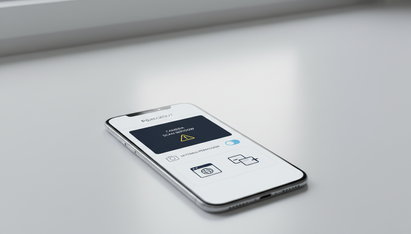 商家助手收银台「摄像头扫码」黑屏/无法调起相机怎么解决？相机权限、系统WebView组件与应用占用冲突排障指南