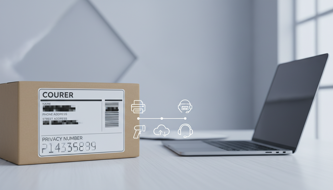 2026年快递面单“隐私号/信息脱敏”强制推广：网店如何改造打印模板、订单回传与售后联系，避免个人信息泄露与派送失败？