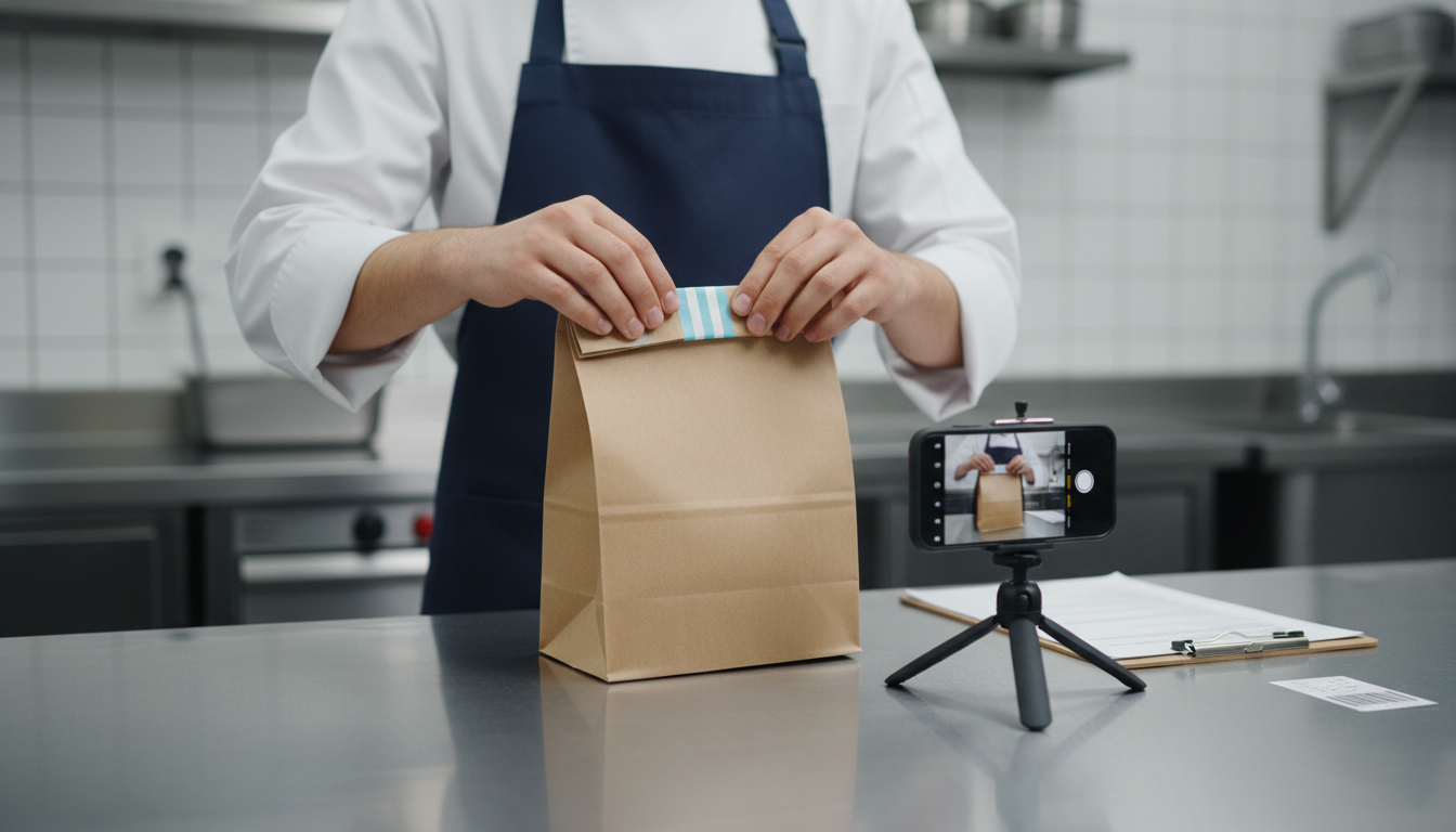 2026年外卖平台上线“食品封签+出餐影像存档”规则：餐饮商家如何选封签规格、改造打包流程并降低客诉赔付？