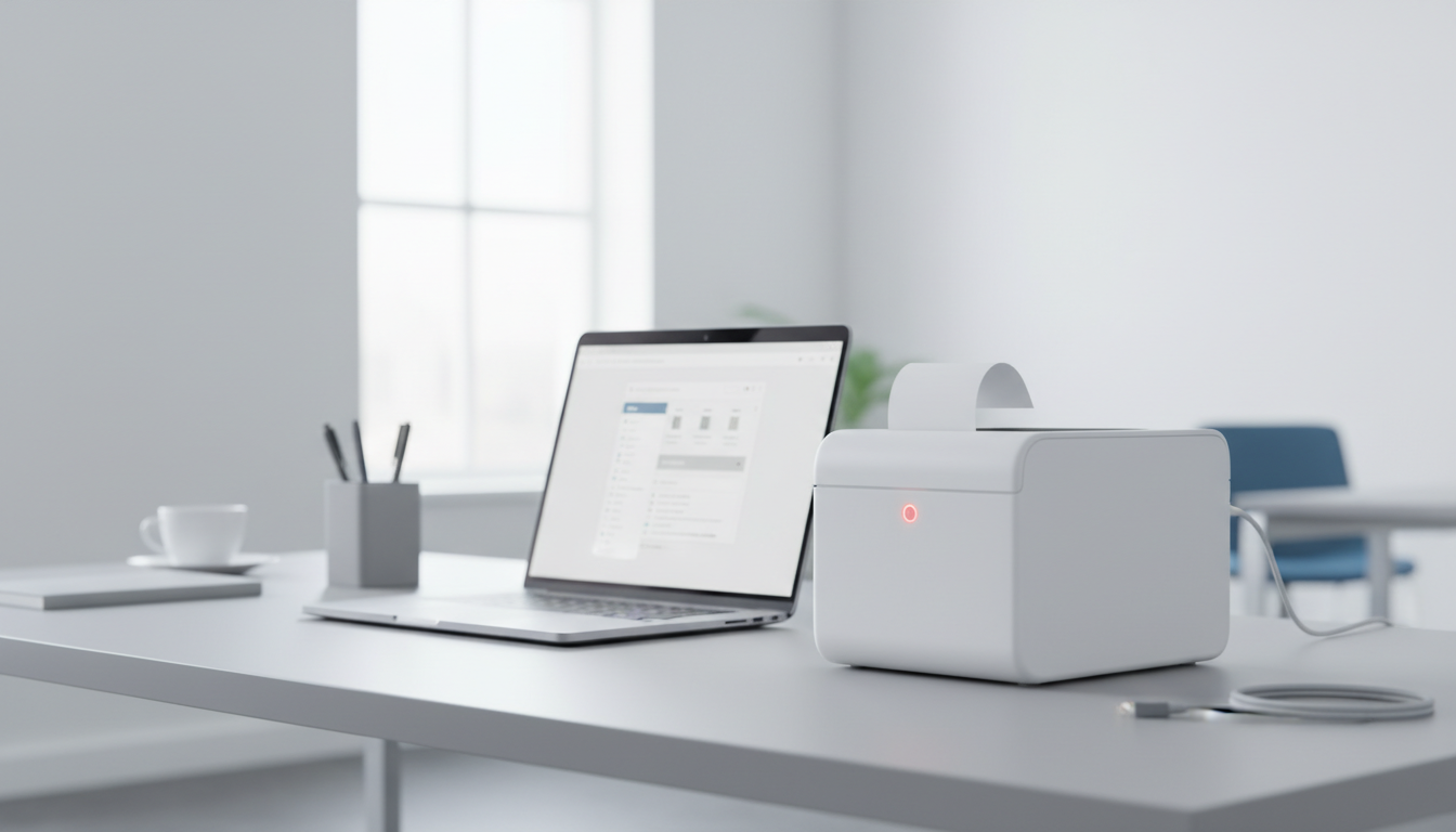 商家助手USB小票打印机显示“离线/未连接”打印不了怎么解决：驱动安装、端口选择与打印服务重启排查教程