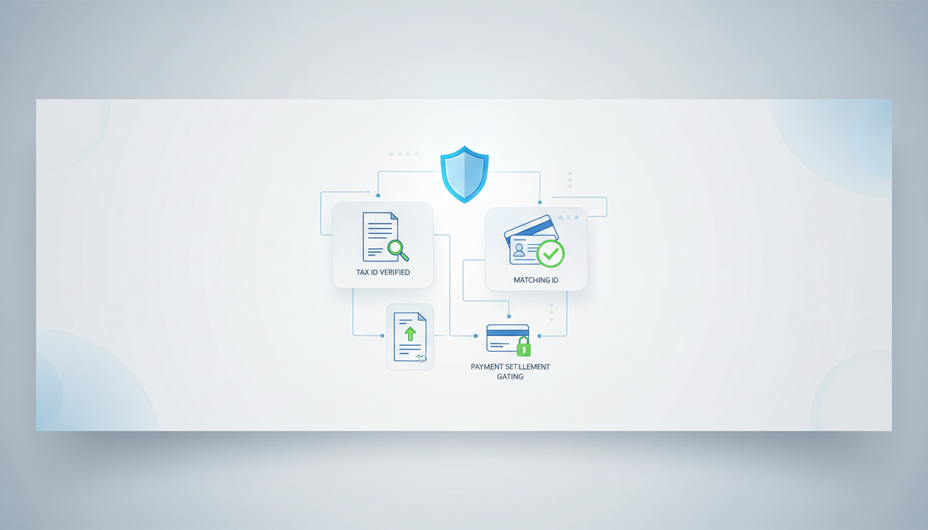 2026年电商平台启用「税务信息比对+结算拦截」机制：商家如何统一税号、开票主体与收款账户，避免货款延迟？