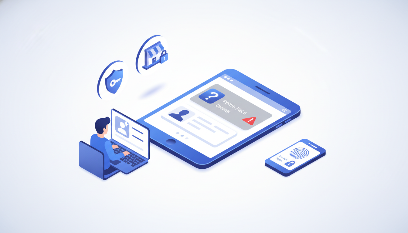 商家助手添加新员工后收银入口不显示怎么处理：角色权限分配、门店授权与设备登录限制排查教程