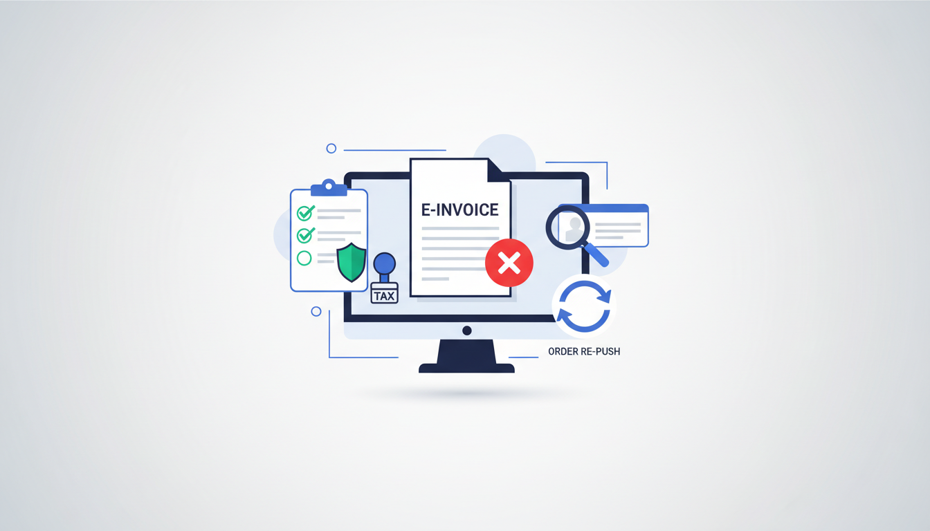 商家助手电子发票开具失败怎么解决：开票资质校验、税号抬头纠错与订单重推步骤教程