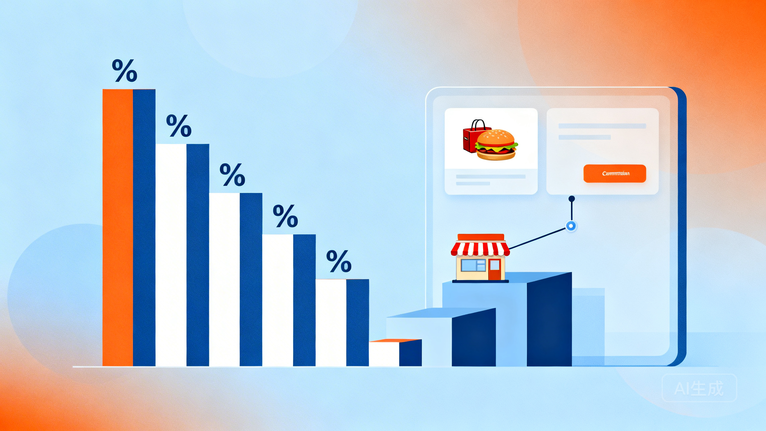 2026年外卖平台佣金新规正式实施：费率分档调整，中小商户如何申请低佣金通道？