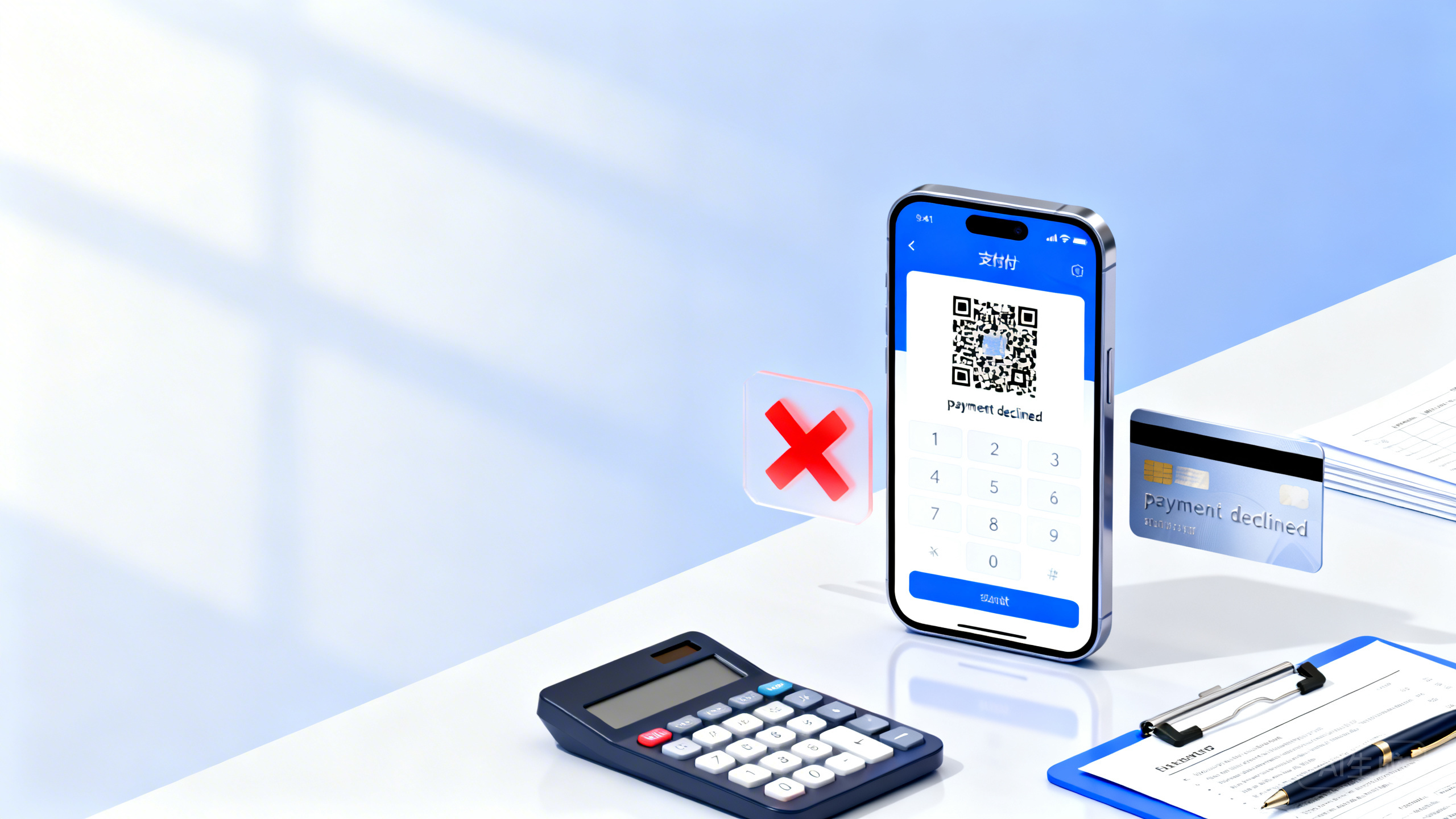 支付宝收钱码开通信用卡/花呗收款失败怎么办？资质要求、风控原因与解除步骤教程