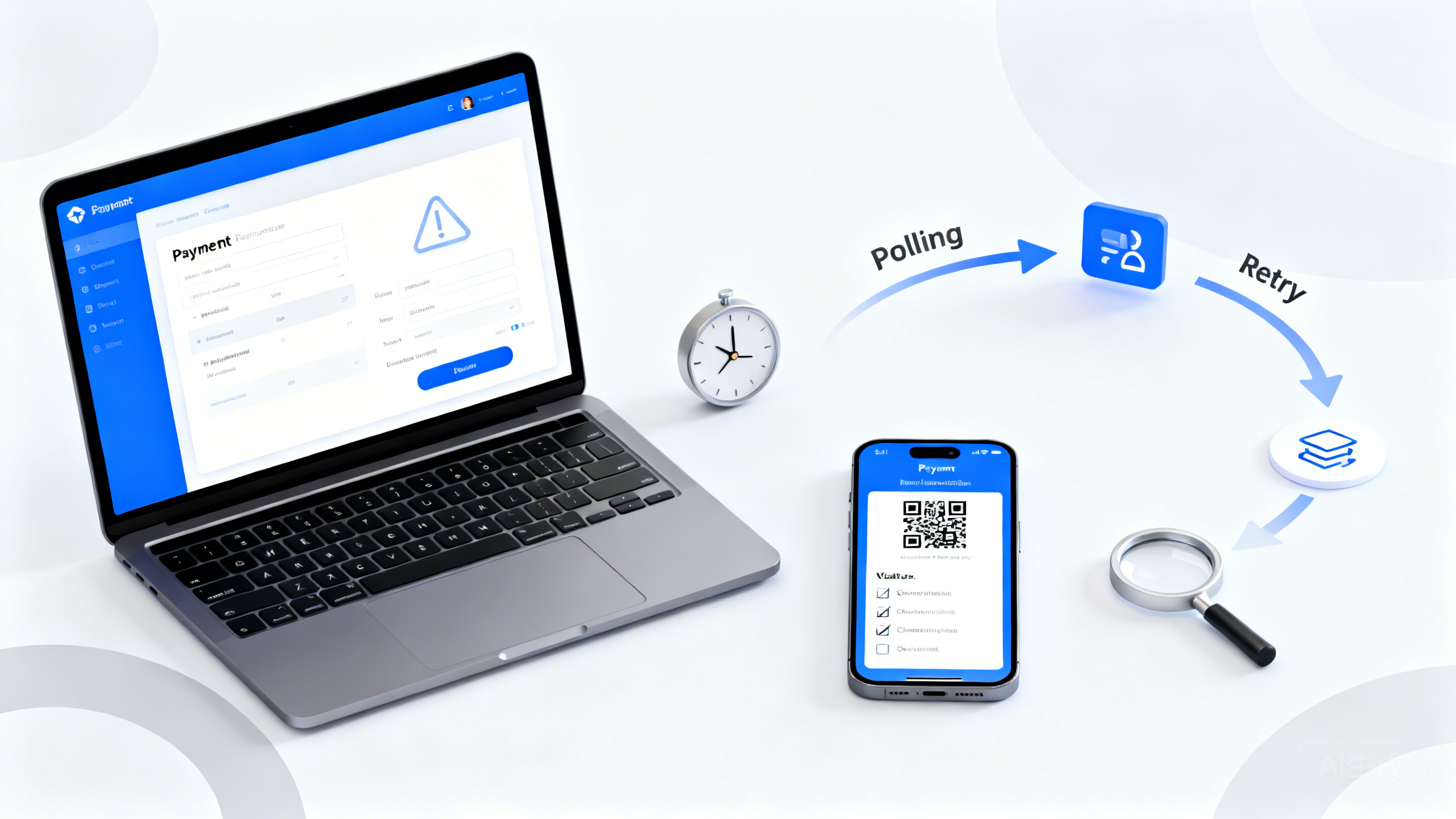 微信支付接口返回“USERPAYING/系统繁忙”怎么办？轮询重试、超时关单与订单状态核对排查教程
