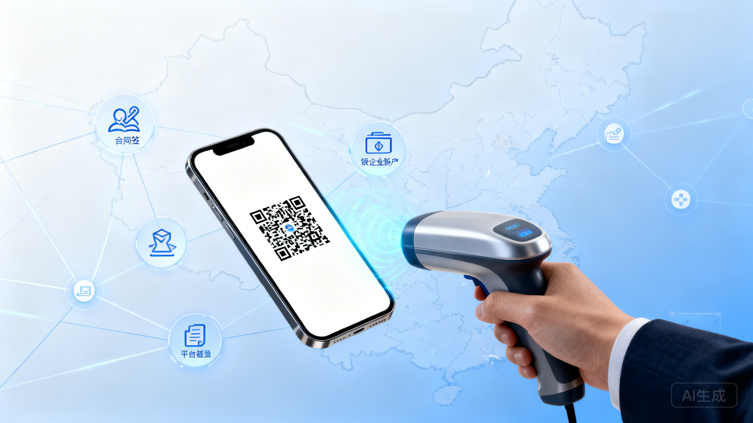 2026年电子营业执照全国“一码通用”落地：个体商户签合同、对公开户、平台入驻如何在线核验与授权？