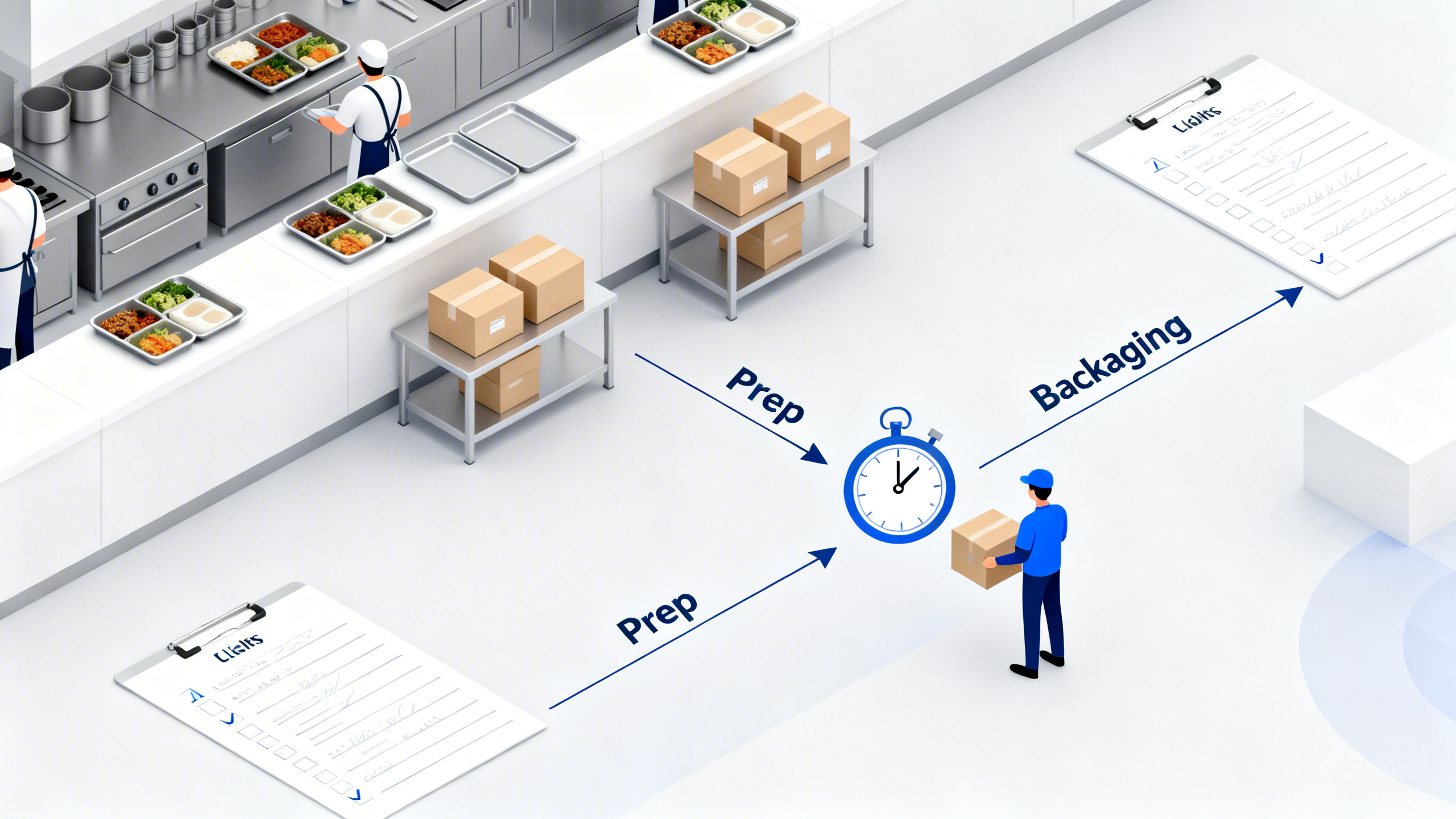 外卖商家出餐总超时怎么办？从备餐动线、预制比例到骑手交接的提速流程清单