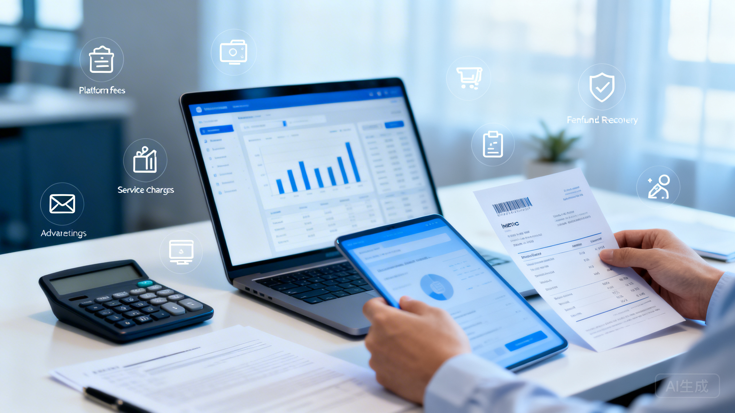 2026年电商平台收费清单公示新要求：商家如何核对技术服务费/推广费扣款、下载电子对账单并追回误扣费用？