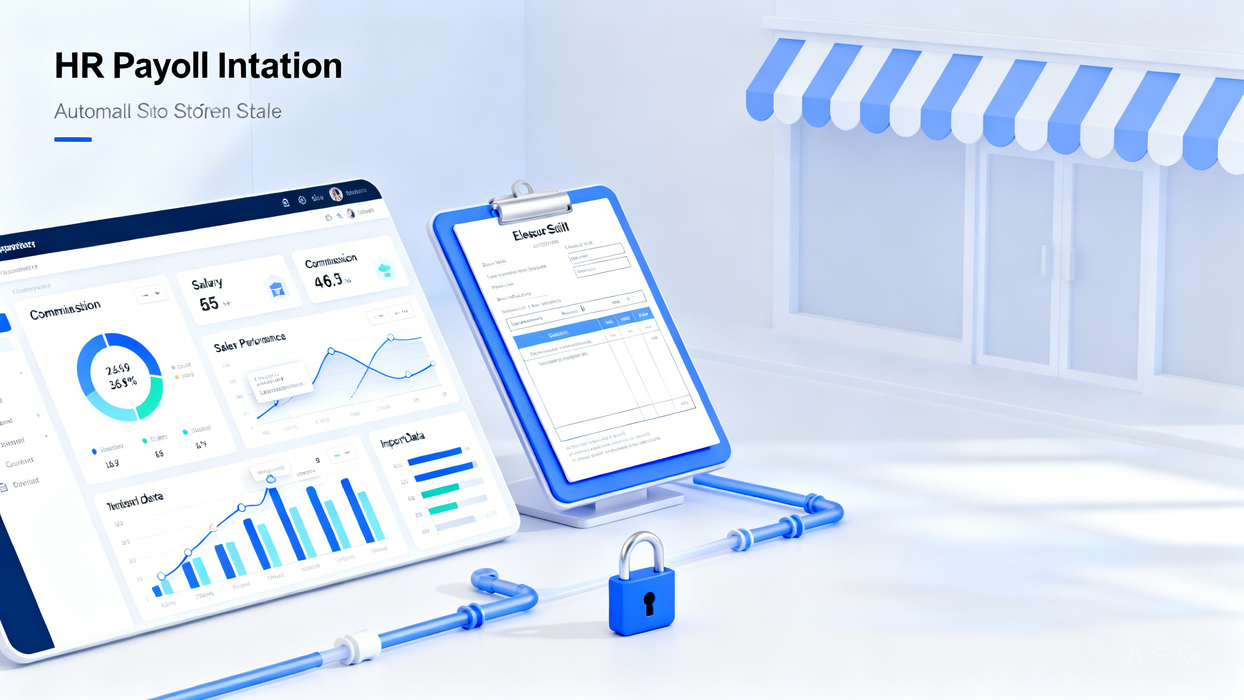 门店员工工资与销售提成怎么自动算？薪人薪事/北森HR系统计薪规则配置、业绩数据导入与电子工资条发放实操教程