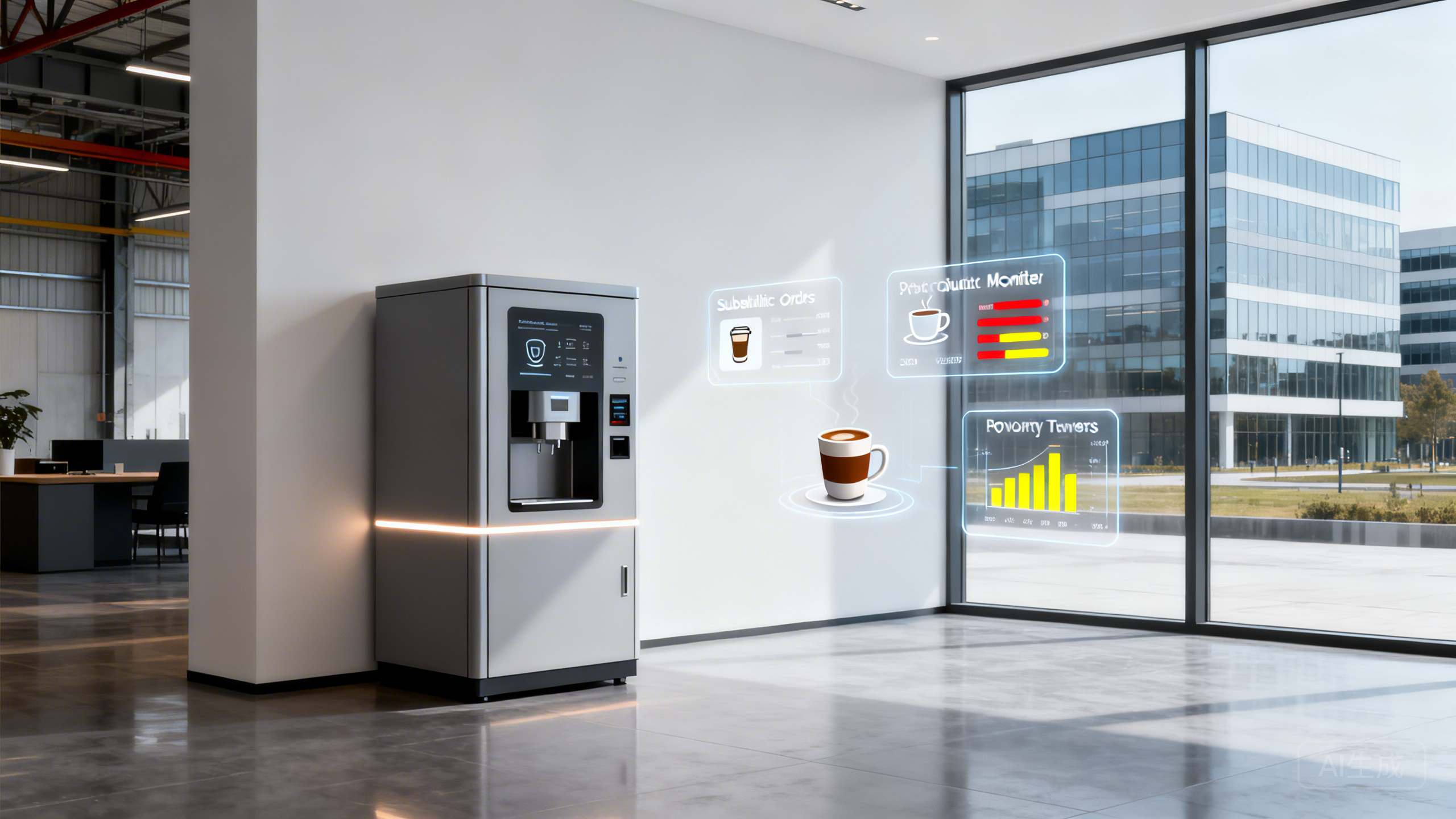 产业园智能咖啡自提柜经营记录：用“早班订阅团购＋出杯节拍监控＋原料周转红黄牌”把单机日销做到200杯并把缺货率压到3%