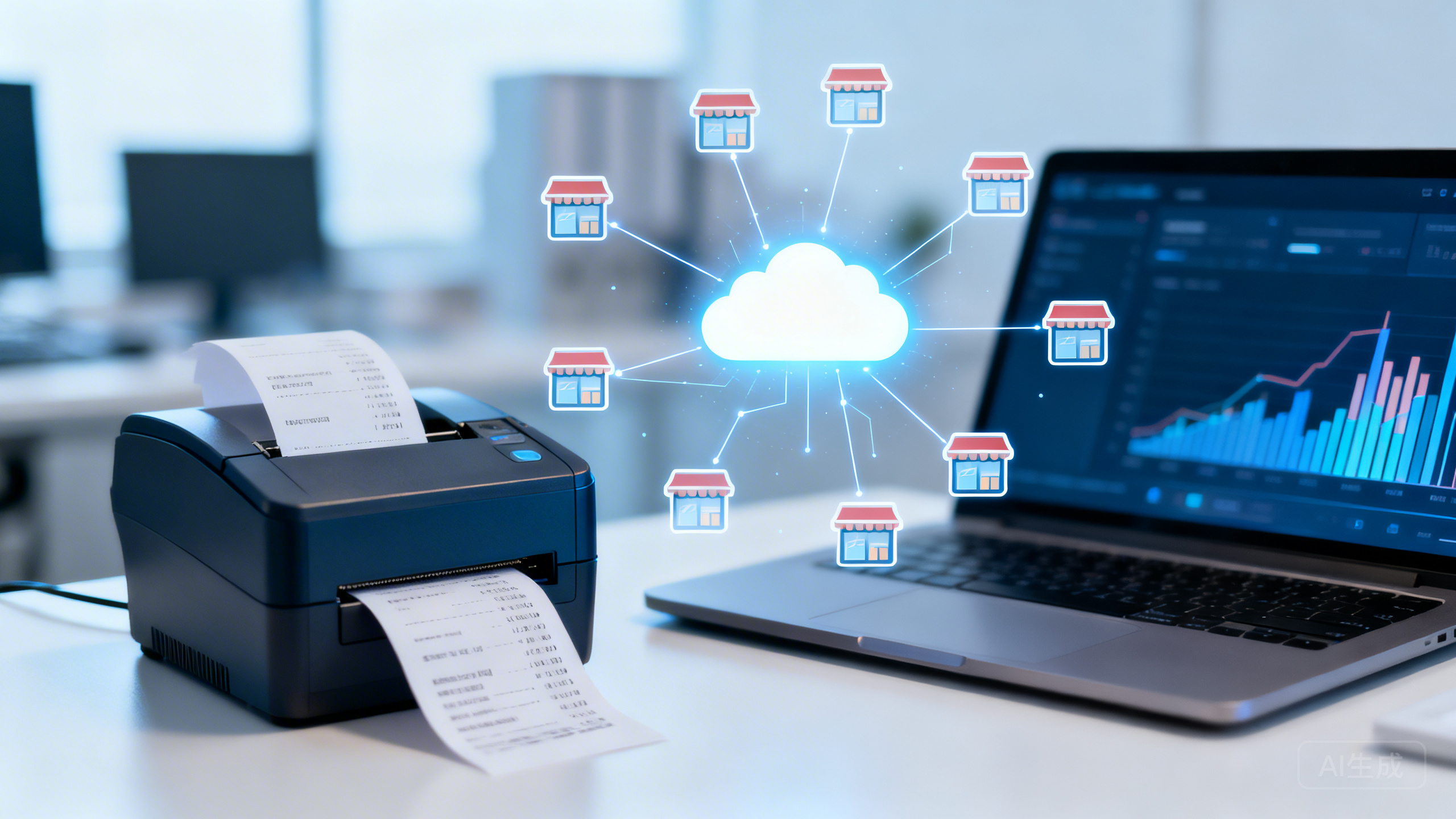 多门店小票打印机怎么远程云管理？易联云/飞鹅云/芯烨 云打印绑定、模板配置与断网补打排查教程