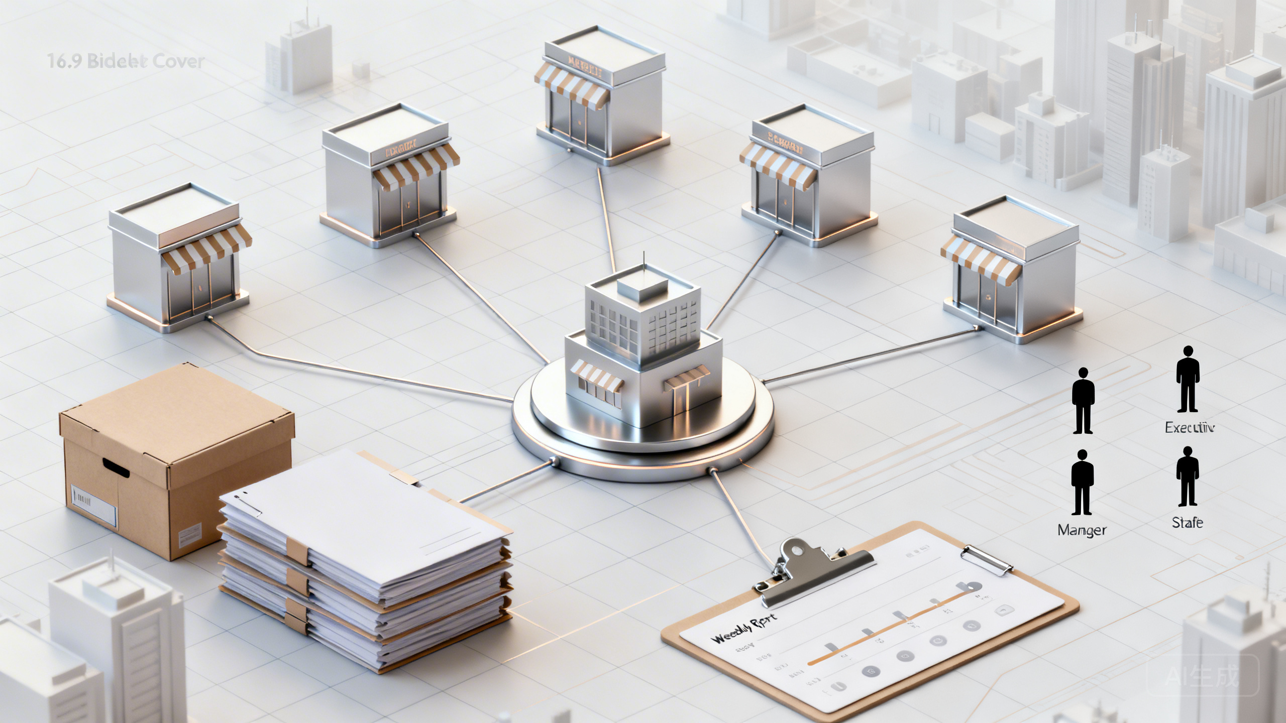 多门店如何做统一运营管理？总部-店长-员工三级权限设置＋标准物料包＋周报追踪机制落地方案