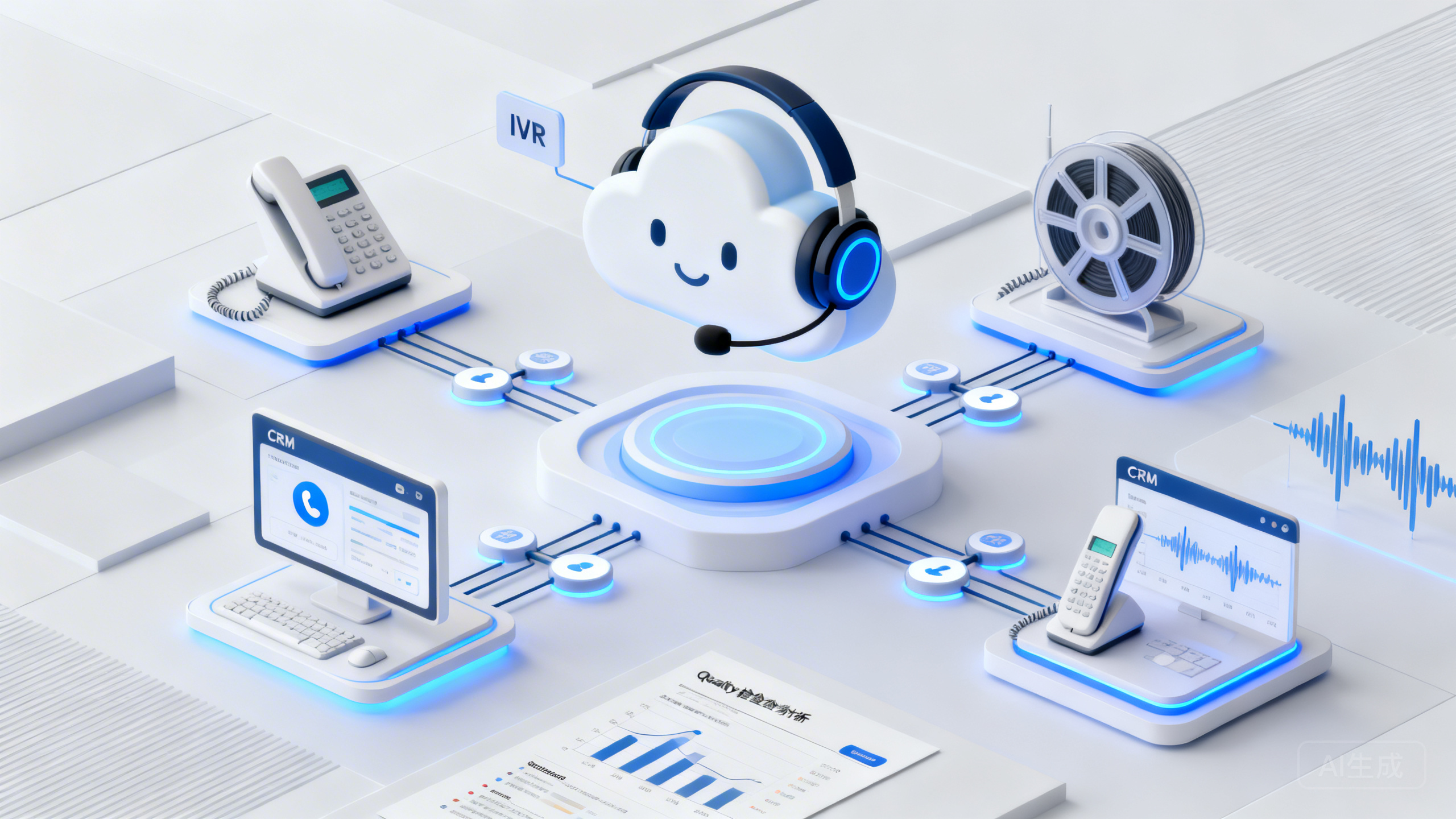商家云电话系统怎么搭建？阿里云呼叫中心／腾讯云联络／容联云 通话录音、IVR 分机、来电弹屏与质检报表配置教程