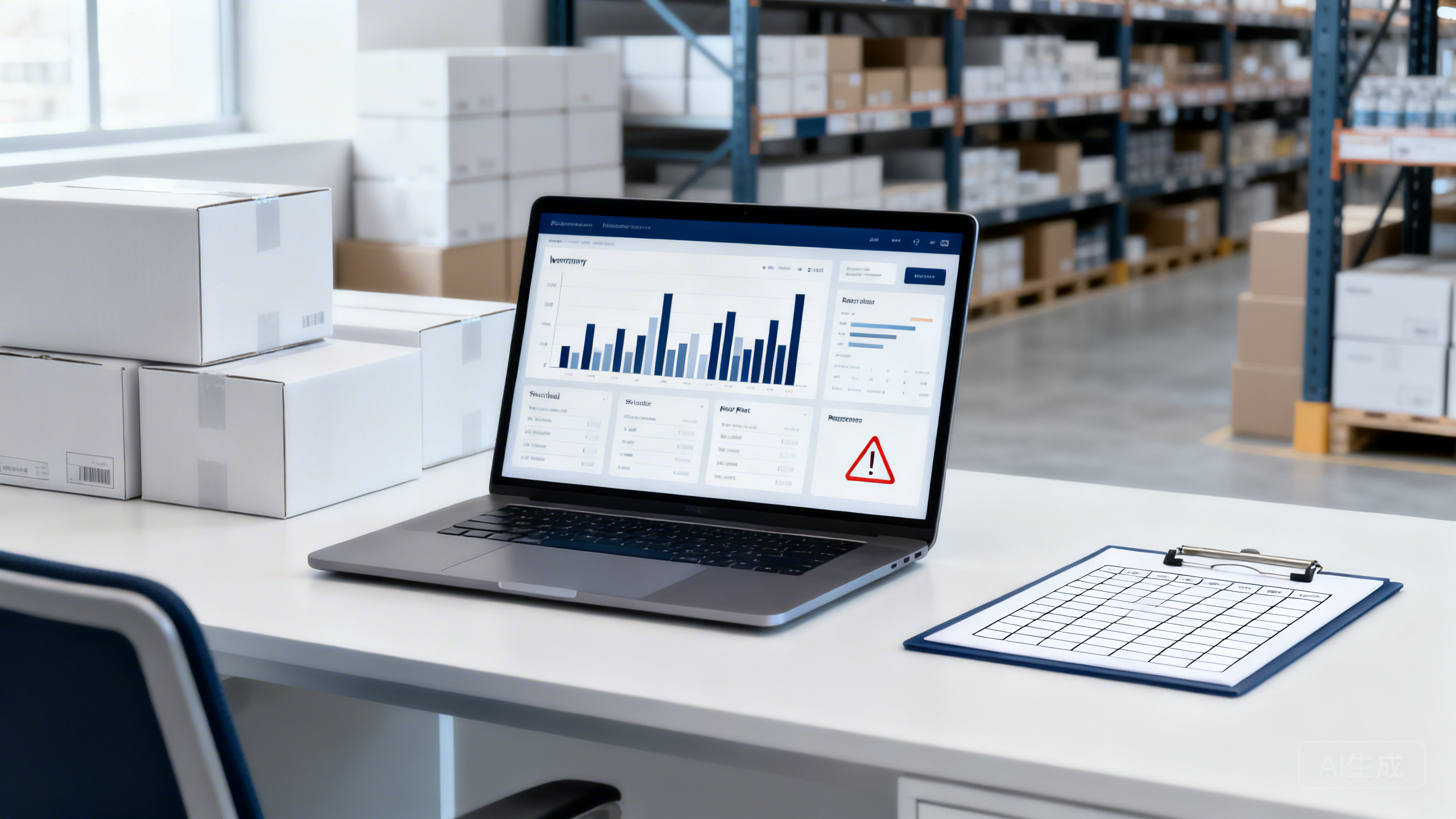 实体店补货总是缺货或积压？用“安全库存＋周转天数”制定补货计划与缺货预警表