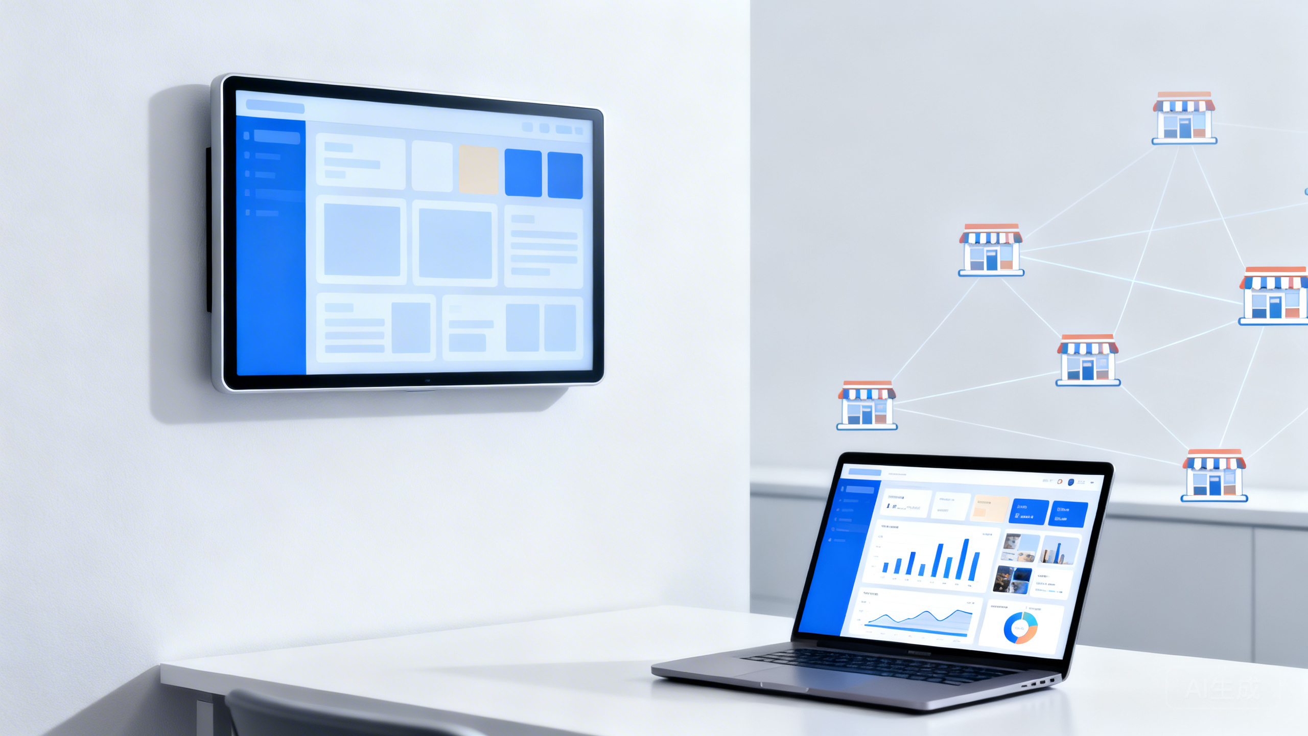 门店广告机/电子屏内容怎么远程统一发布？屏掌控/海信商显/阿里云 IoT 节目单制作、定时轮播、分店分组与权限管理配置教程