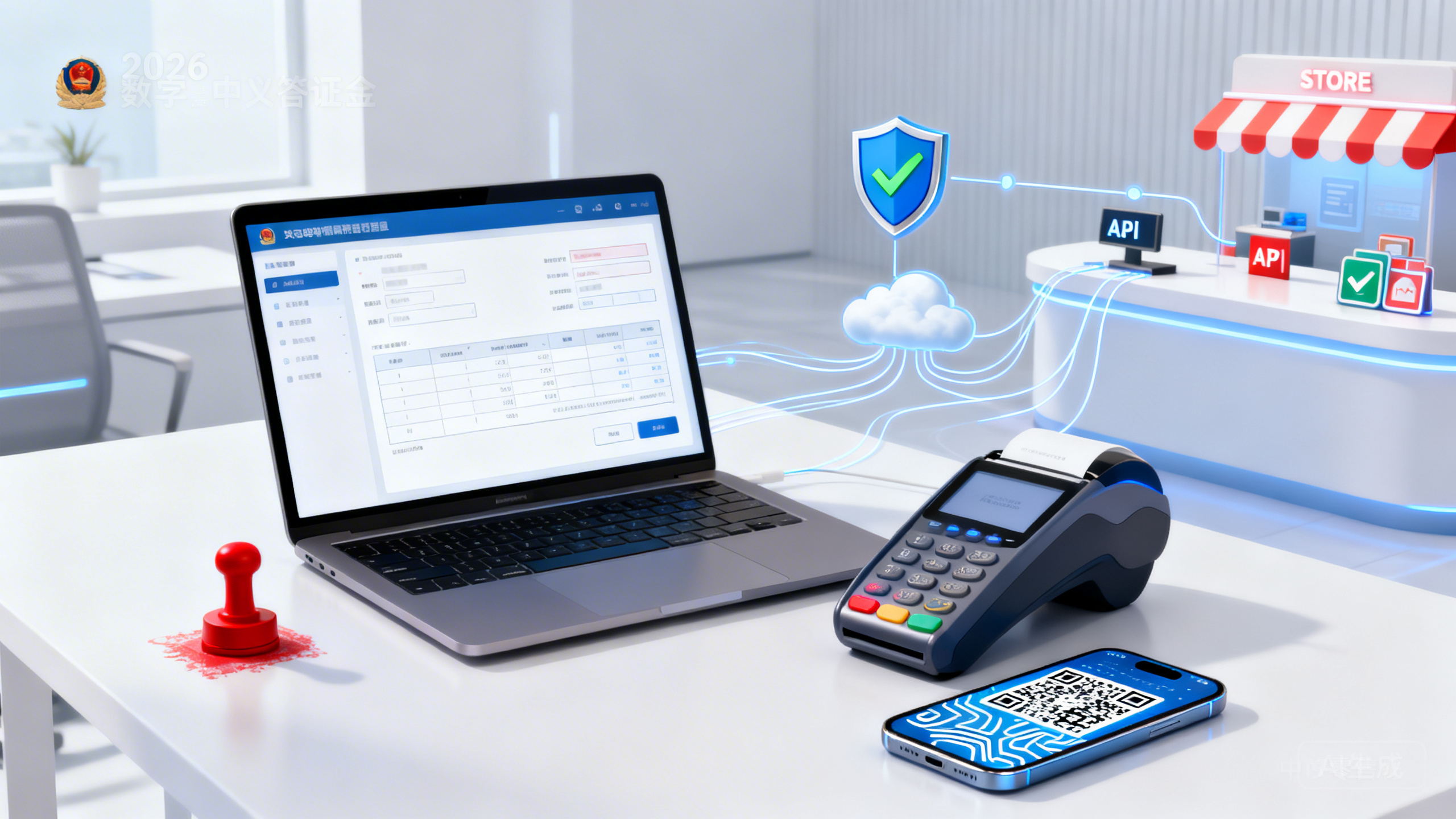 2026年数电发票全面覆盖：门店/网店如何开通开票权限、接入开票接口、抬头校验与红冲作废流程一文搞懂？