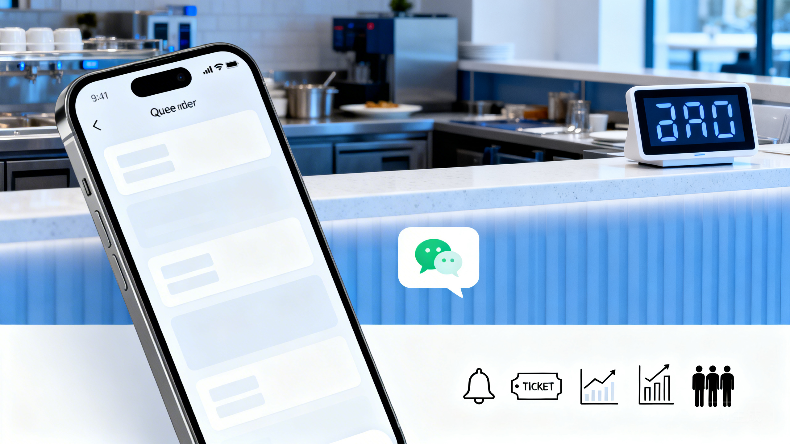 餐饮店排队取号/叫号系统怎么上线？美团排队＋小程序取号、到号微信提醒、过号规则与客流数据统计配置教程
