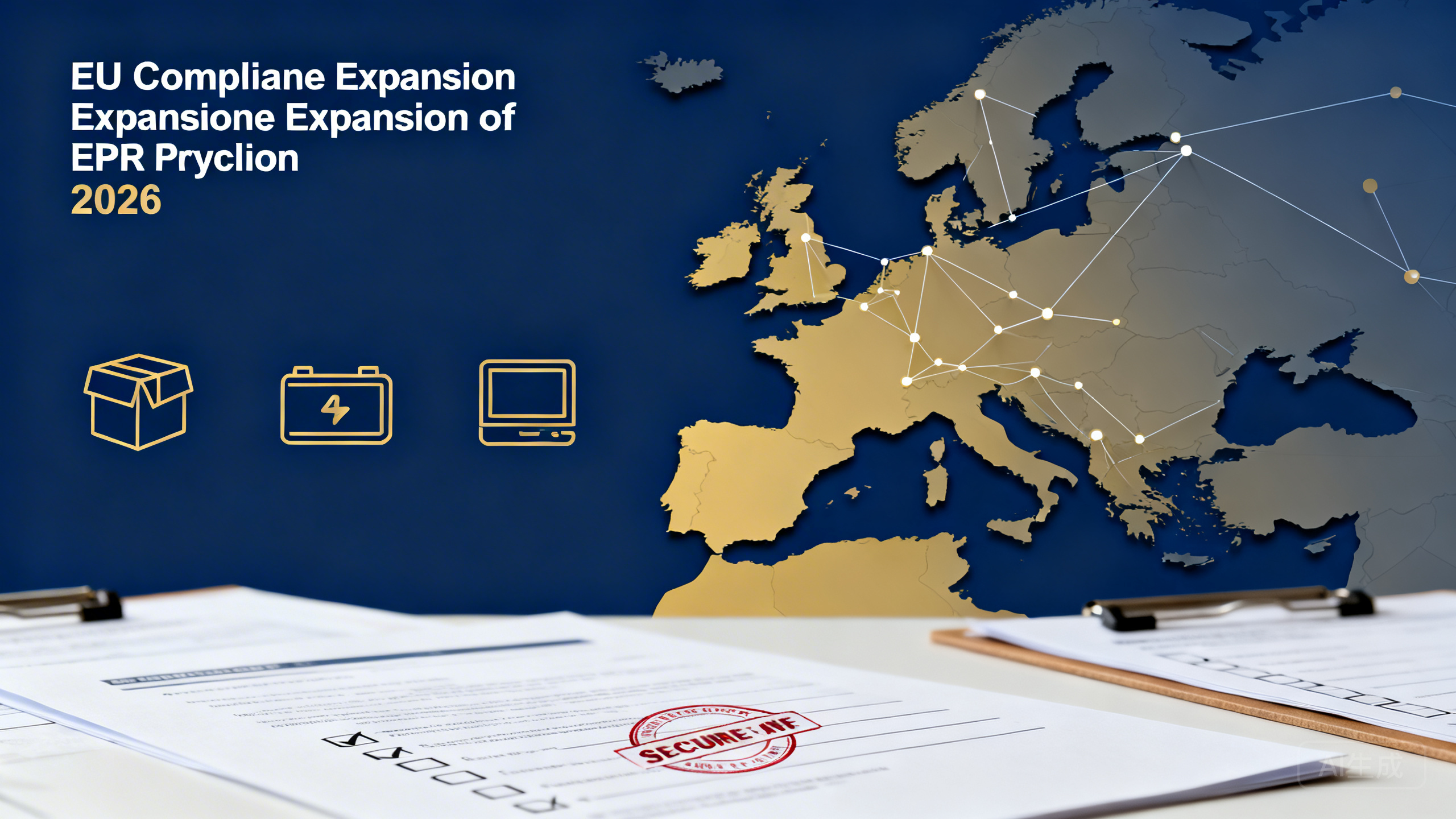 2026年欧盟EPR回收合规扩围：跨境电商卖家如何办理包装/电池/电器注册号、按期申报并在平台后台提交证明避免店铺受限？