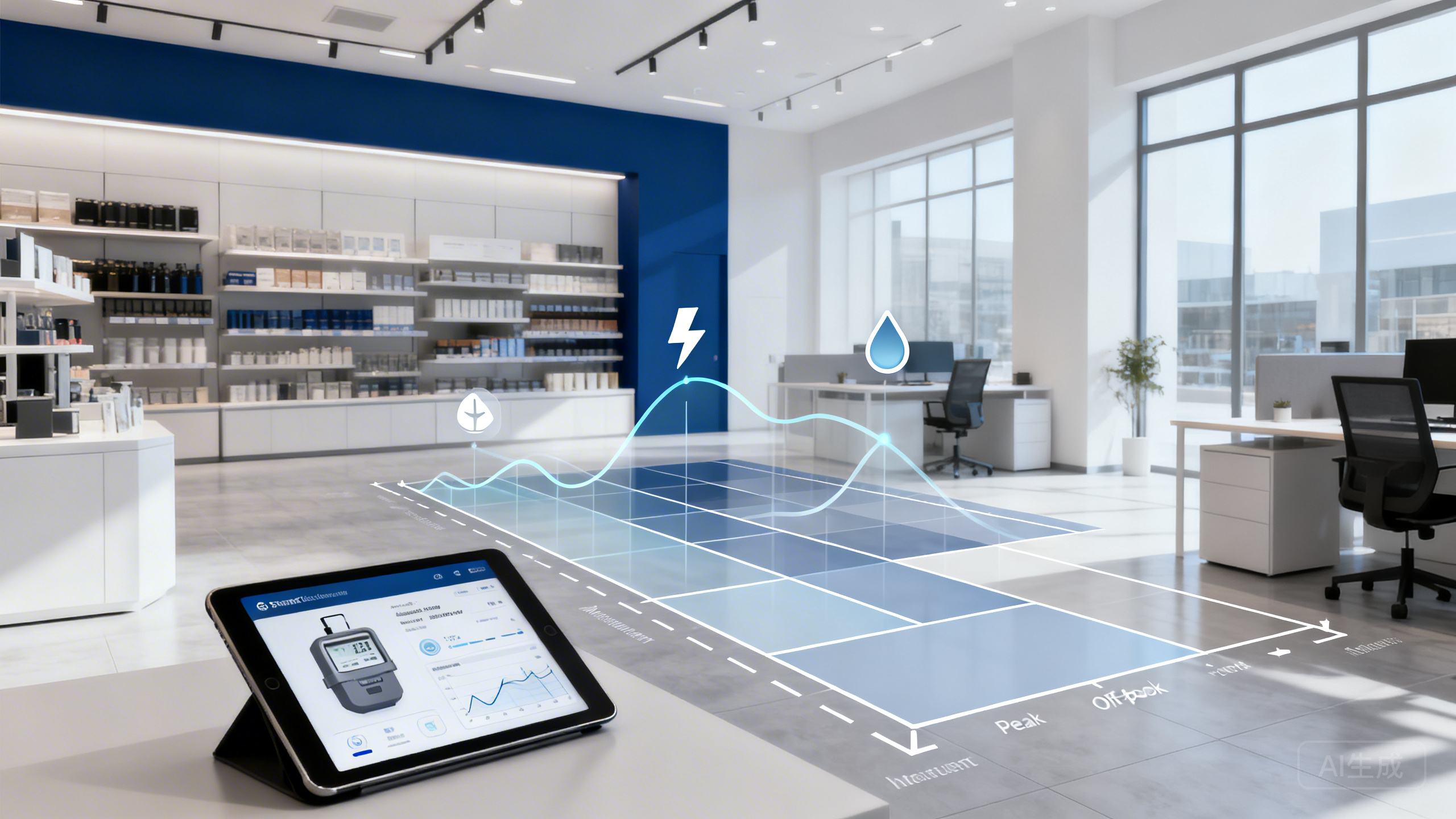 实体店水电能耗怎么降？分区计量、峰谷用电策略与员工节能奖惩机制全流程（附月度能耗记录表）