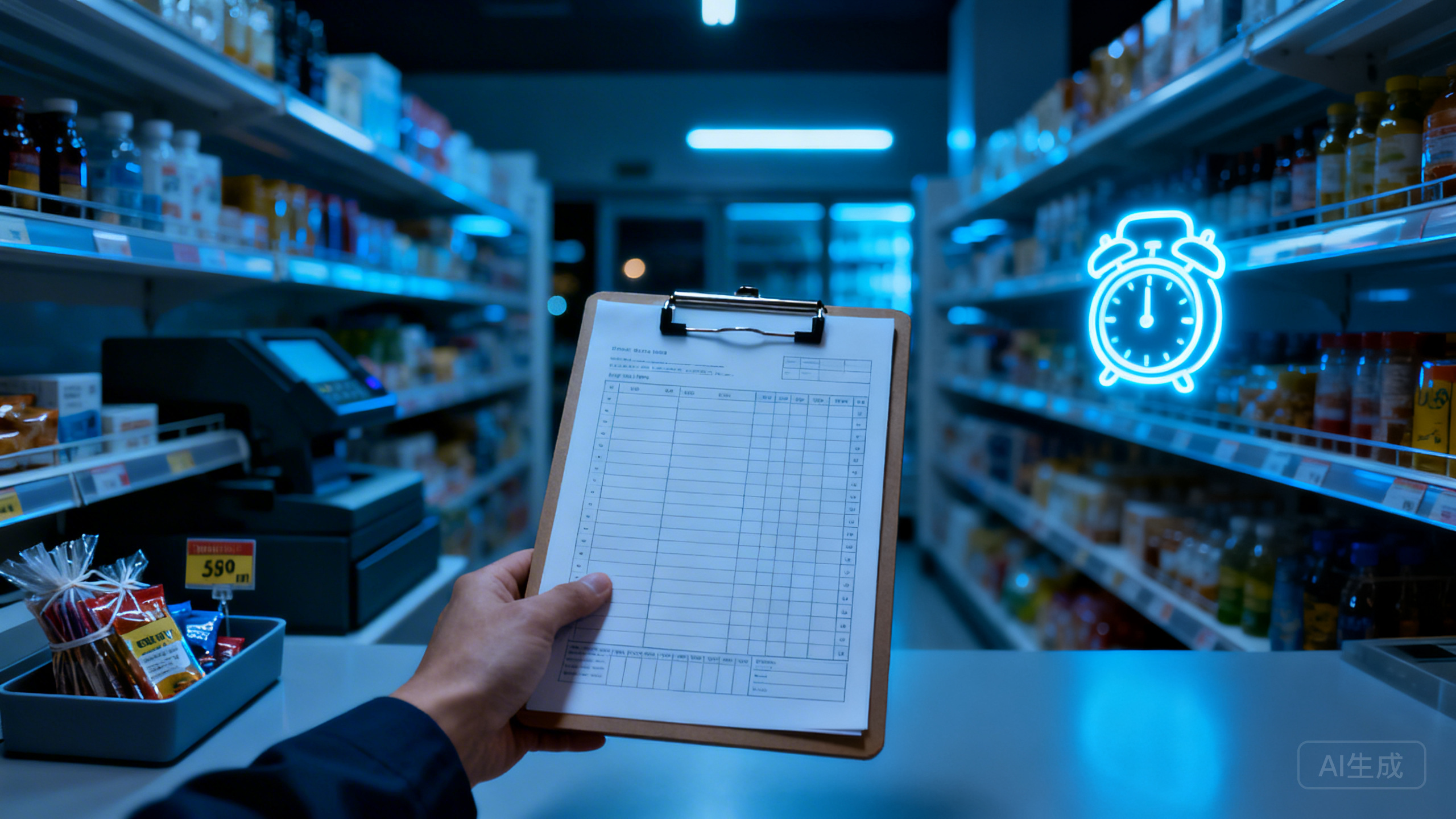 24小时便利店夜班扭亏实战：用“热销时段补货闹钟＋小票品类毛利表＋临期组合加购方案”把夜班损耗压到1.5%并让月净利翻倍