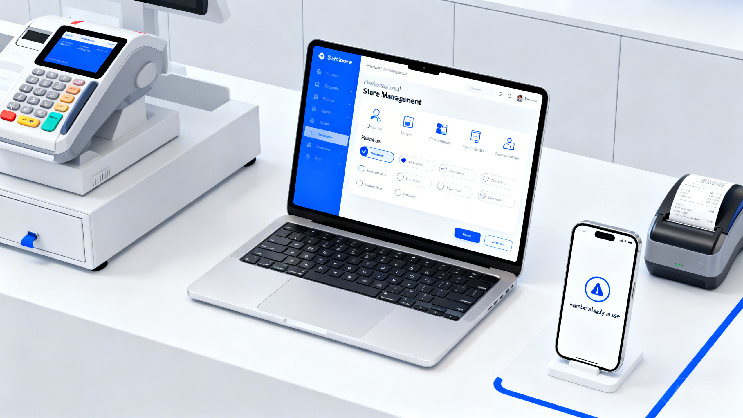 商家助手新增收银员/店员账号失败如何解决：手机号已占用、角色权限设置与邀请绑定流程教程