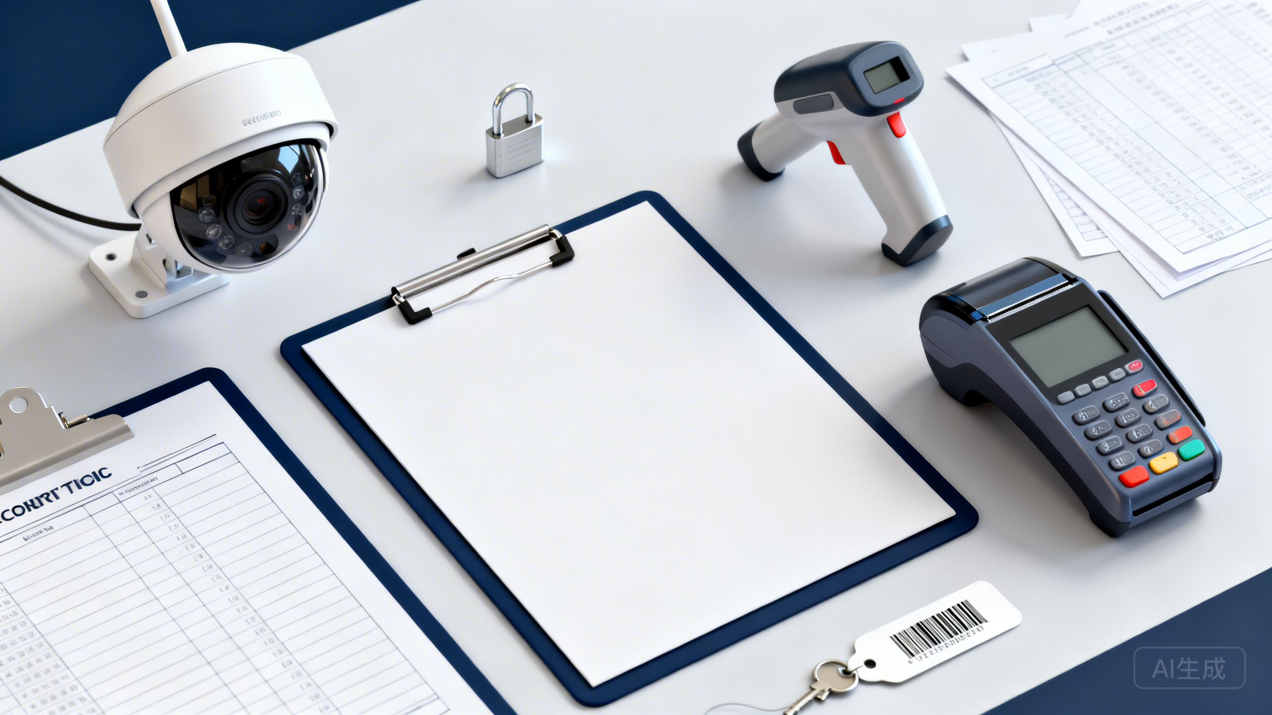 实体店防盗防损落地方案：监控盲区排查、收银防舞弊流程与高风险商品盘差追踪表模板