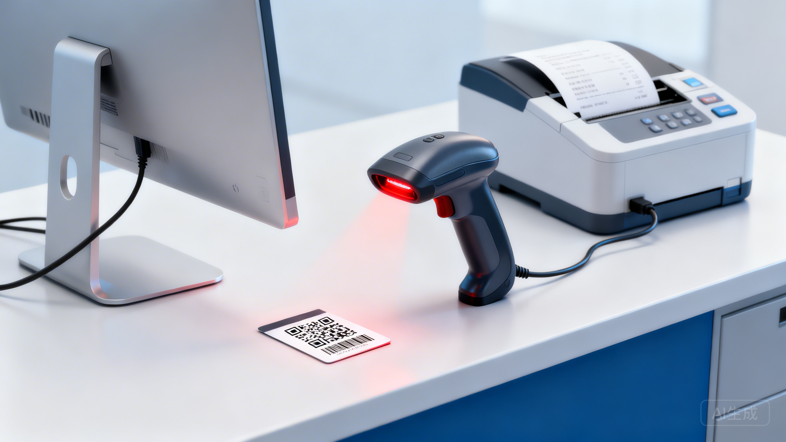 商家助手收银台扫码枪扫不出二维码/条形码怎么解决？连接方式、系统权限与码制设置排障指南