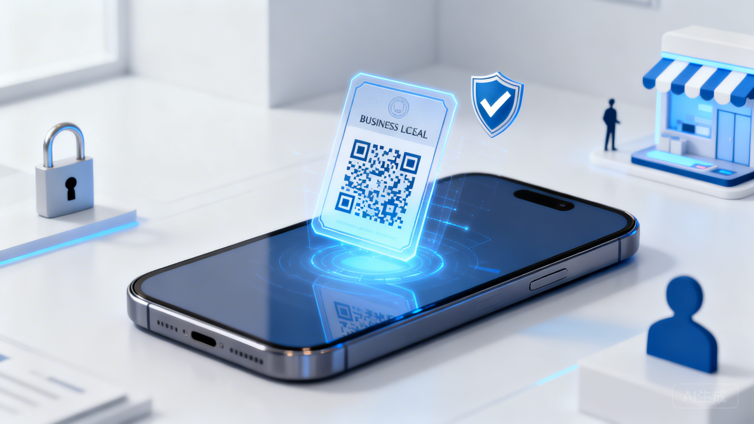 2026年电子营业执照“一码亮照”推广：门店/网店如何生成亮照二维码、授权员工使用并完成平台招商资质校验？