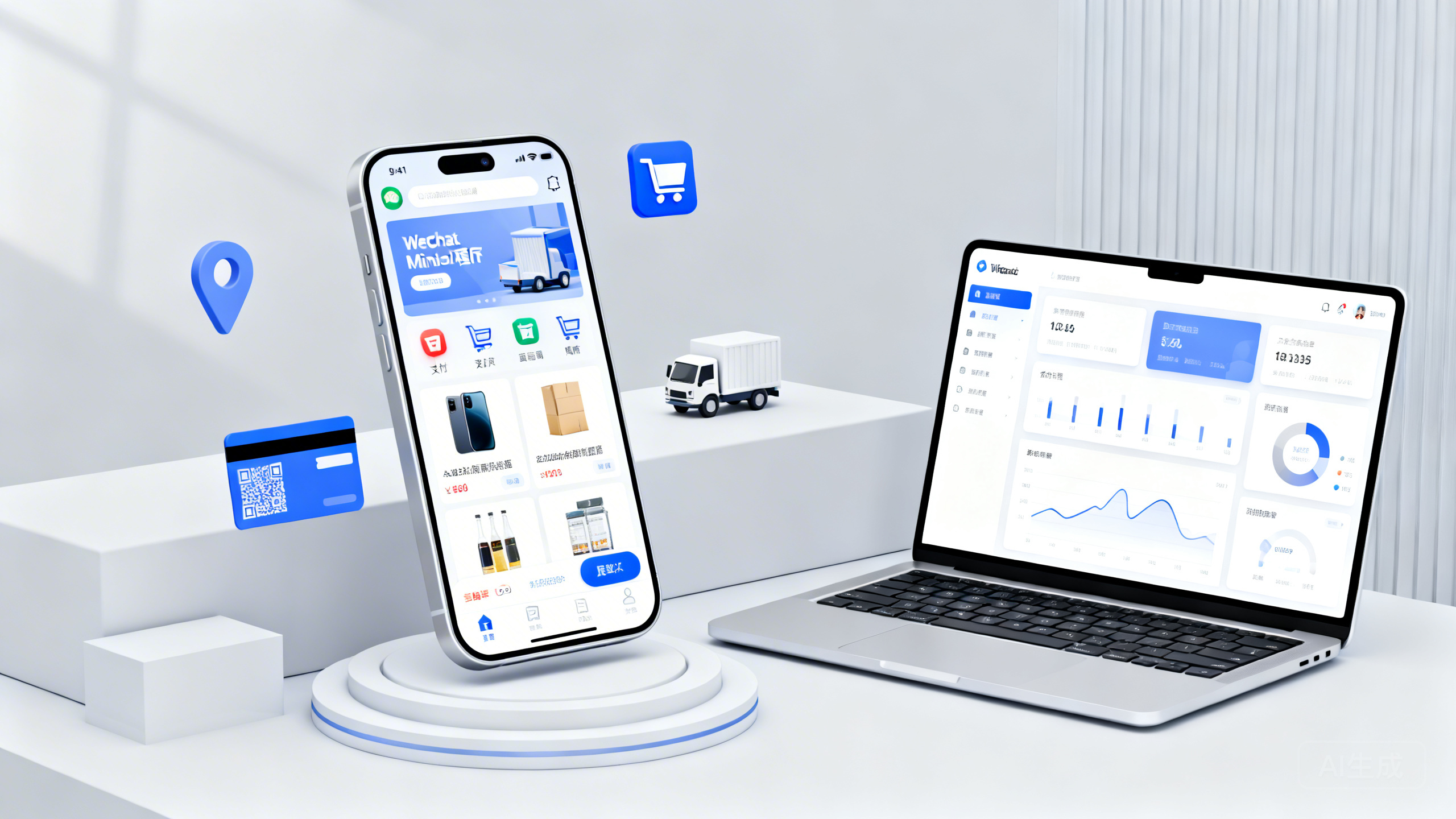微信小程序商城怎么搭建？微盟/即速应用/凡科 选型对比、模板装修、到店自提与支付配送配置教程