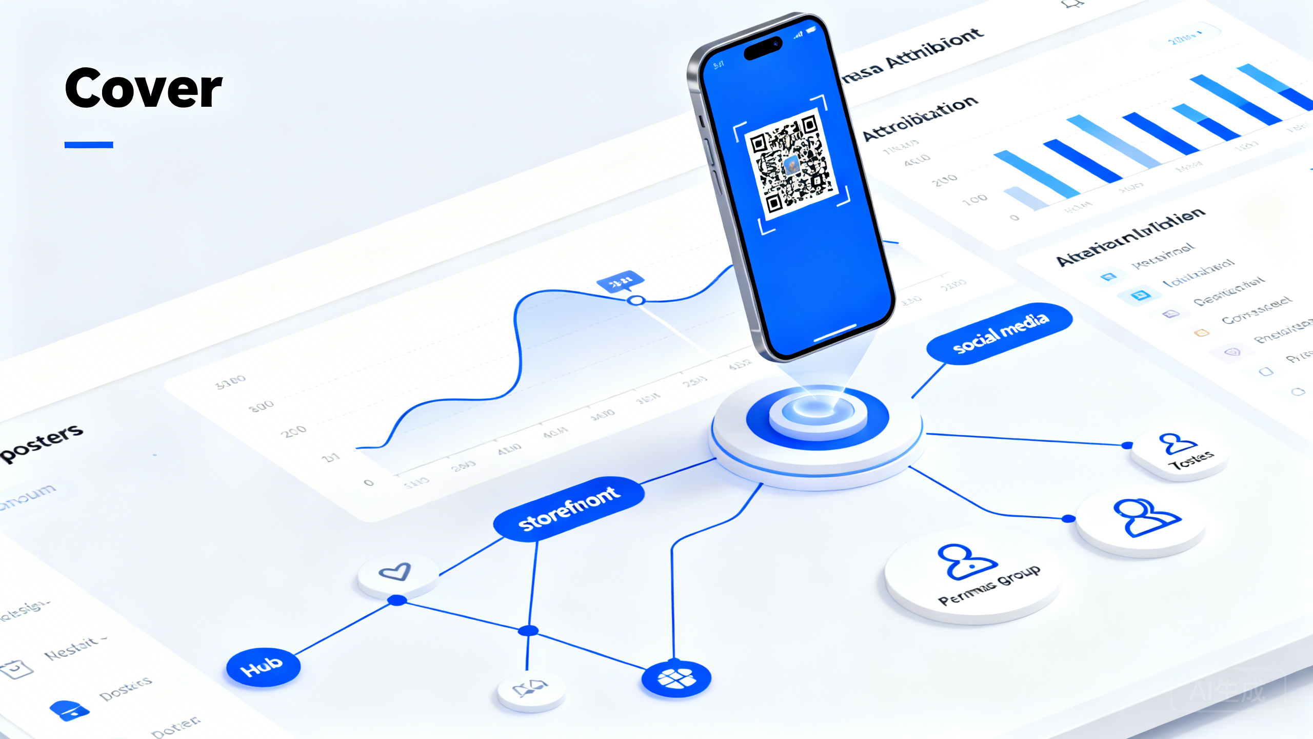 草料二维码活码投放：门店多渠道引流链接不改码替换、扫码数据归因统计与员工分组权限设置教程