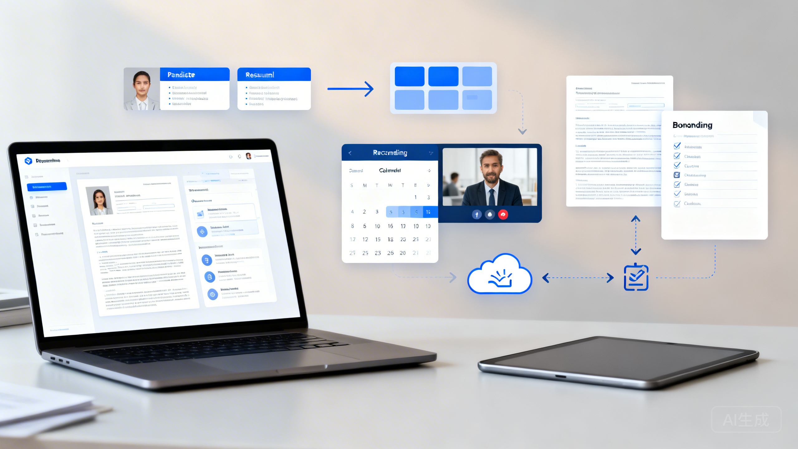门店招聘管理怎么线上化？店长直聘/北森招聘 简历自动汇总、面试排期协同与入职材料收集全流程教程