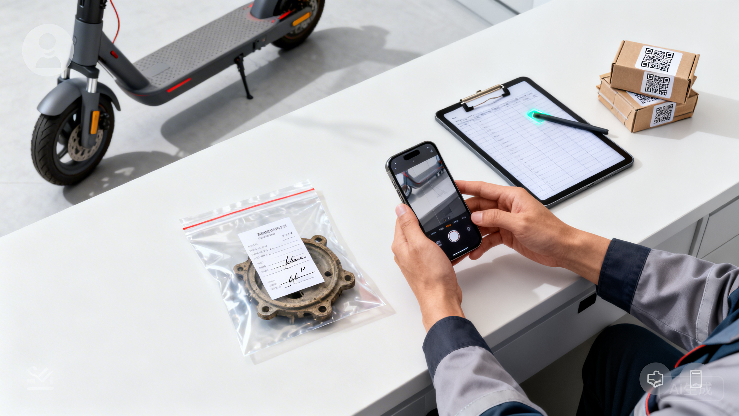 小区电动车维修店如何应对“换件扯皮＋返修反复＋配件发错漏装”：用“故障视频留证＋旧件封存签收单＋配件扫码领用台账”把投诉压到1%