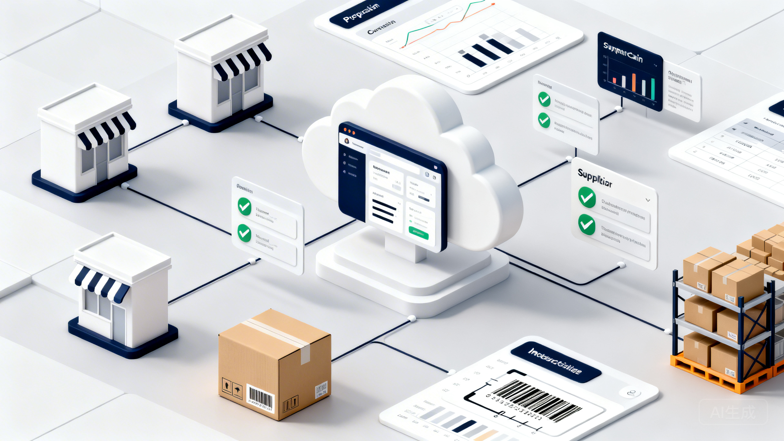 连锁门店采购进货怎么数字化管理？简道云/金蝶云星辰 采购申请审批、供应商比价、到货验收入库与对账单导出实操教程