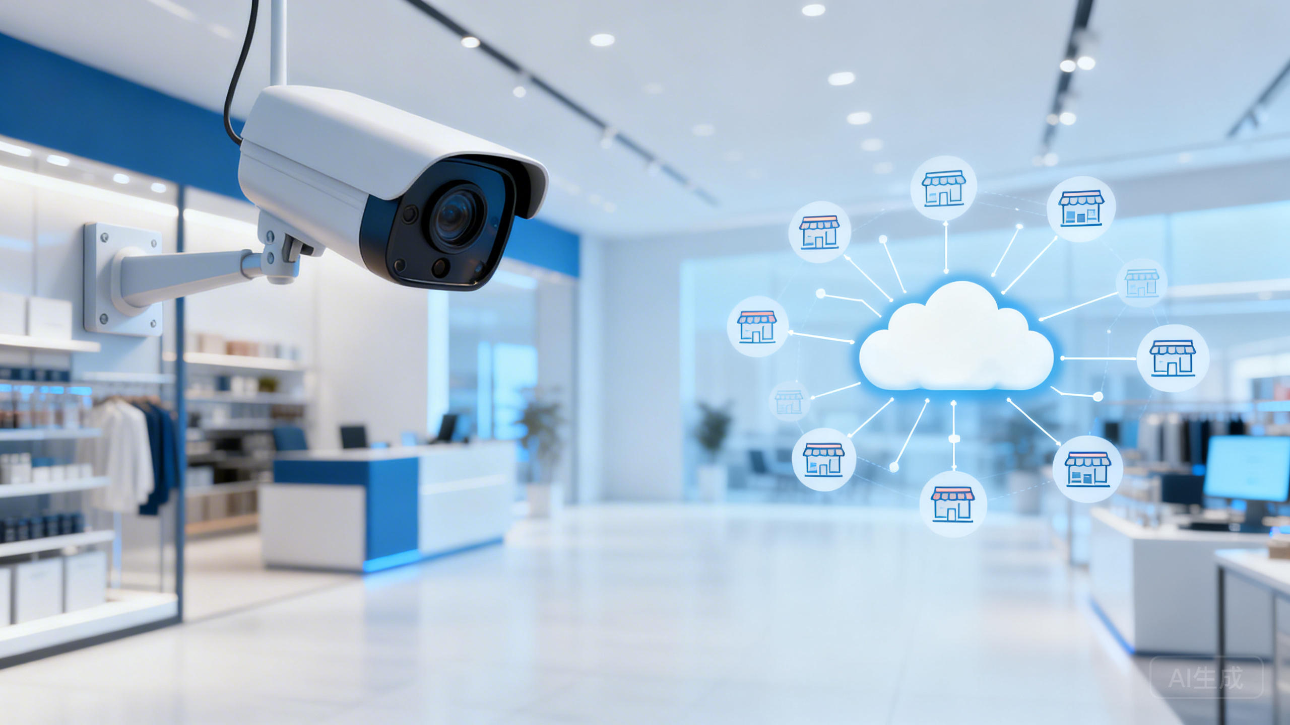 门店监控摄像头怎么做云端集中管理？萤石云/乐橙 云存储开通、远程回放、分级权限与移动告警配置教程