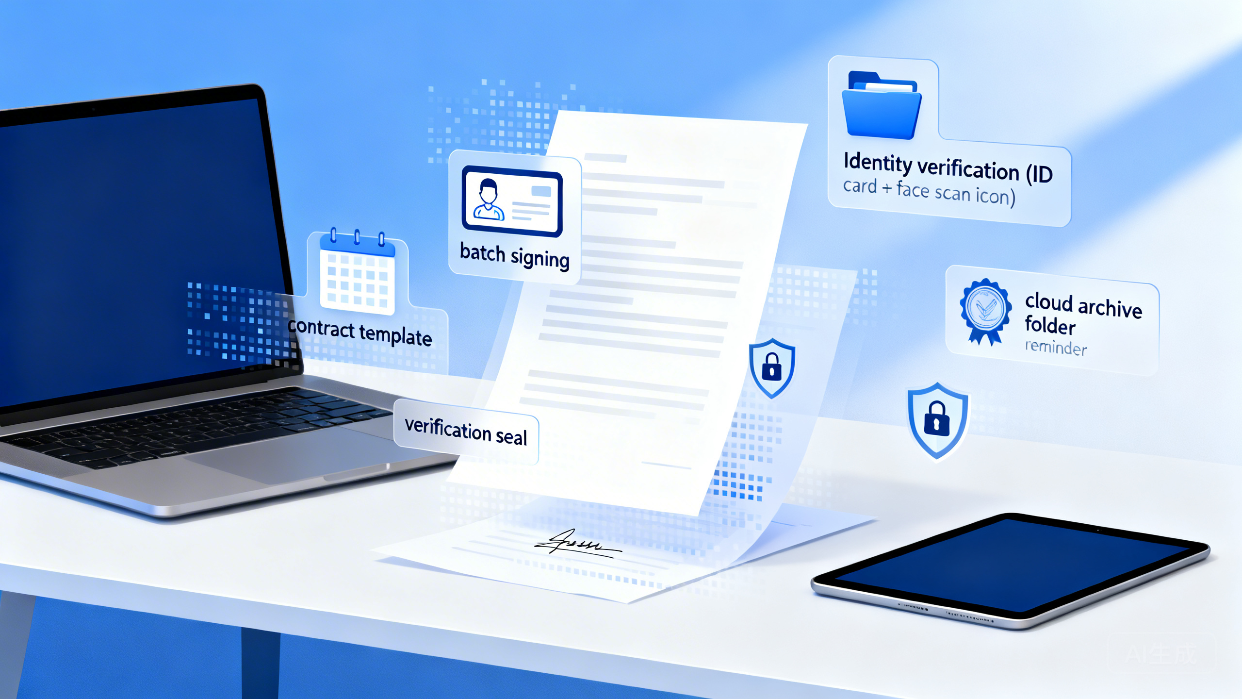 电子合同如何替代纸质签署？法大大/上上签 模板发起、批量签约、身份核验与合同验真归档及到期提醒配置教程