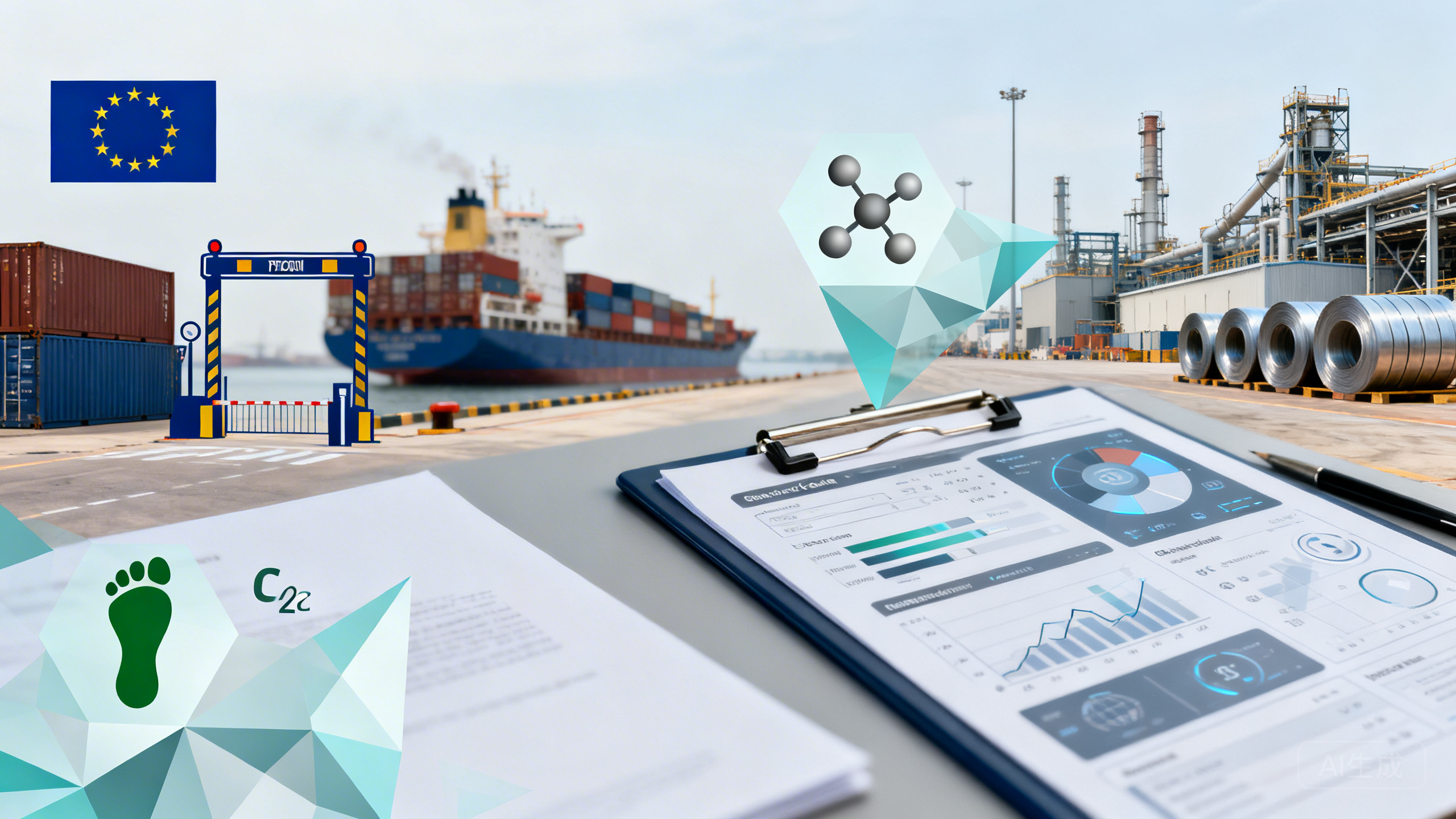 2026年欧盟CBAM碳边境调节机制申报要求升级：出口商家如何采集产品碳排数据、获取供应链证明并完善报关资料，避免补缴与罚金？