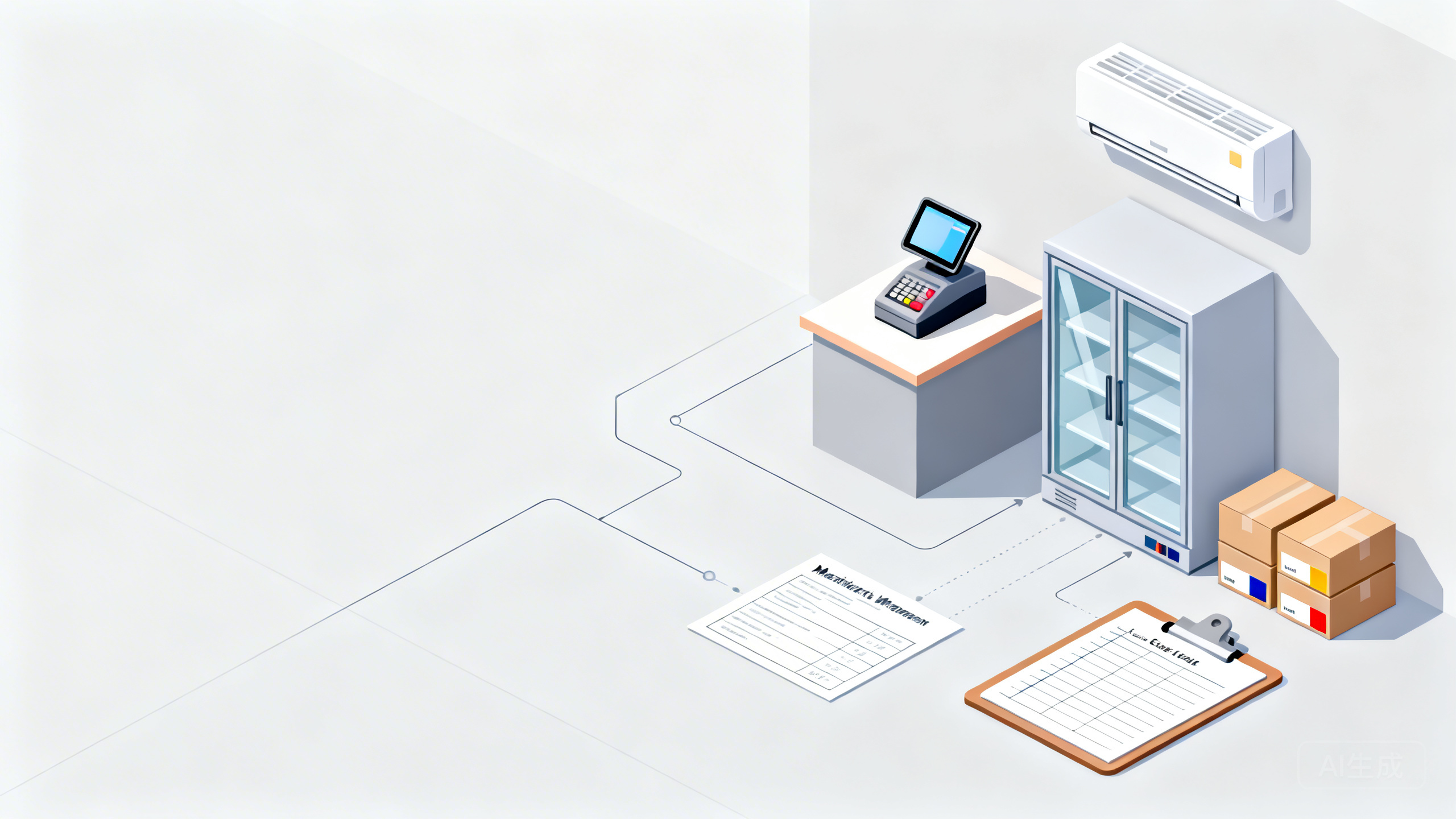 店铺设备频繁故障怎么治？空调/冷柜/POS预防性保养计划、报修工单流程与备件台账模板