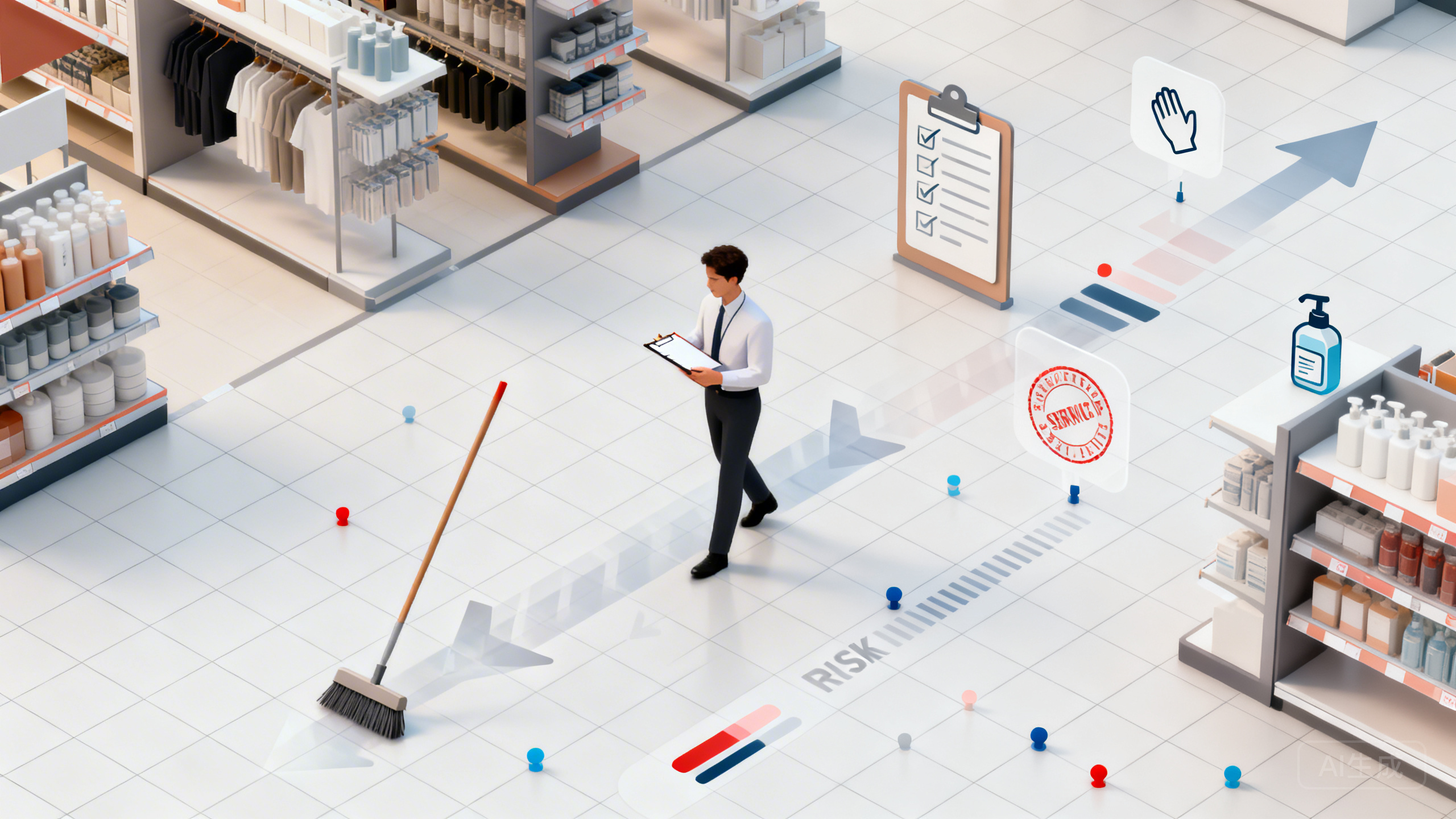 店长每日巡店制度怎么搭建？动线与卫生、服务抽查、隐患分级整改的巡店记录表与追踪机制