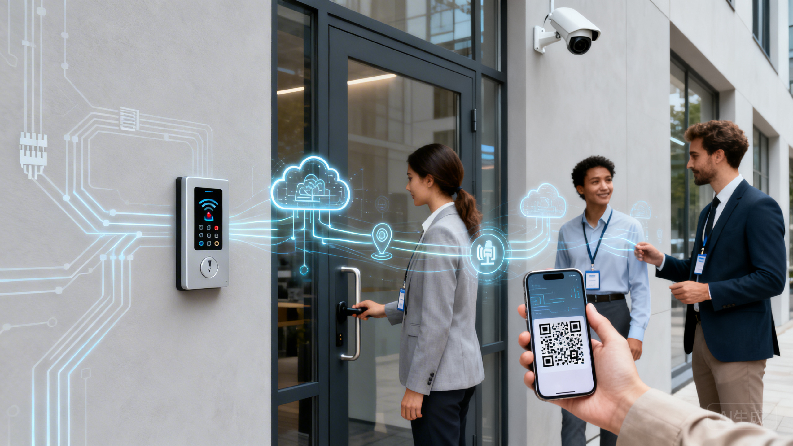 门店智能门禁系统怎么部署？海康威视/大华 门禁控制器联网、员工权限分组、访客二维码通行与开门记录导出实操教程