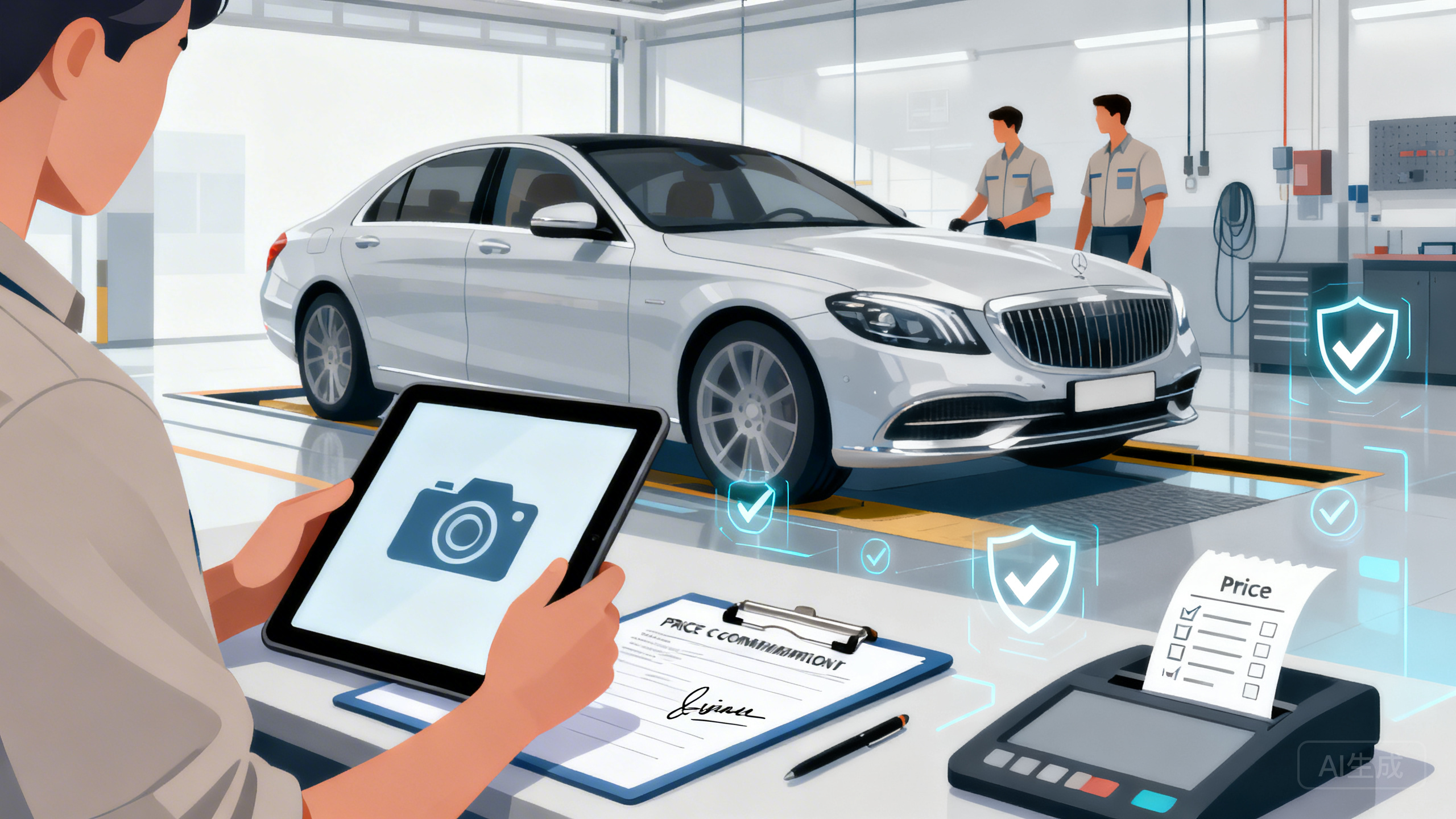 汽车洗车美容店遇到“洗后刮蹭索赔＋内饰物品丢失＋临时加价扯皮”怎么防：进店验车拍摄清单＋项目价格确认单＋交车签收流程闭环