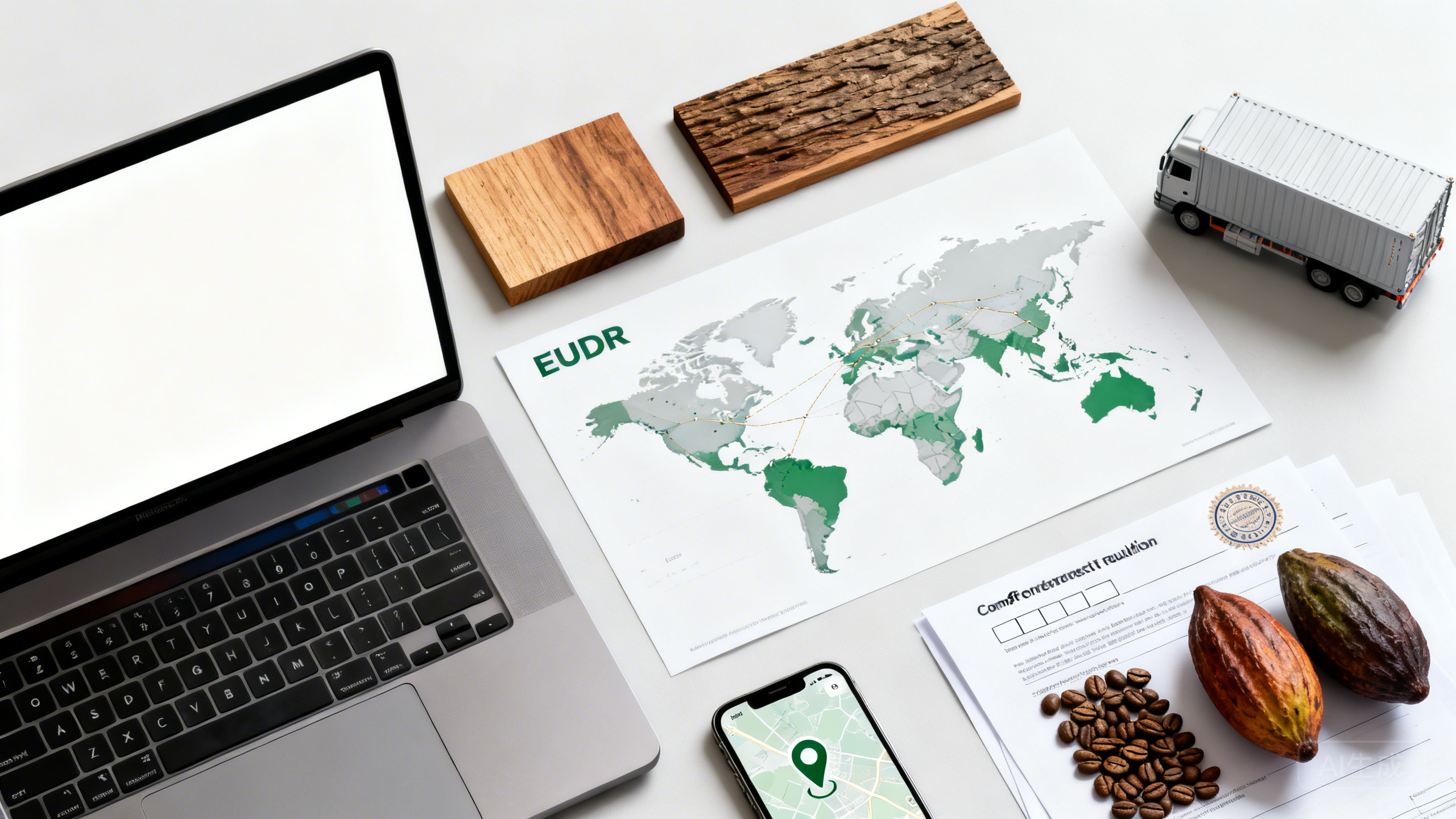 2026年欧盟EUDR反毁林法规执行在即：咖啡/可可/木制品等出口商家如何收集产地坐标、供应链证明并提交尽职调查声明避免清关受阻与平台停售？