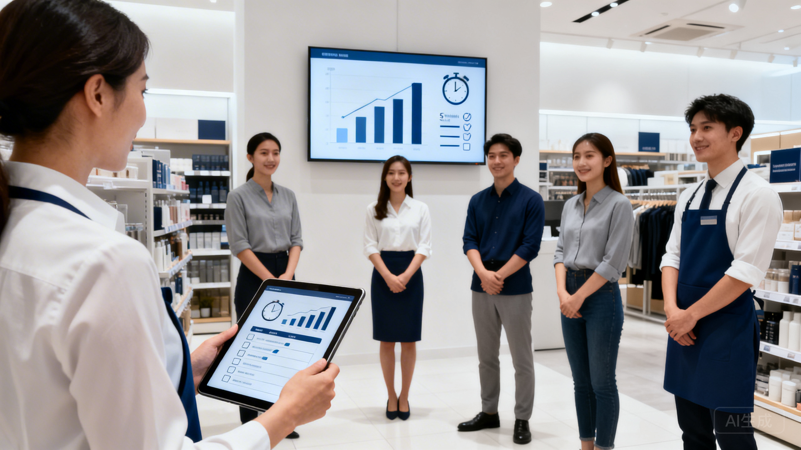 门店班前晨会怎么开才见效？5分钟议程模板＋当日目标拆解＋现场问题快速闭环流程