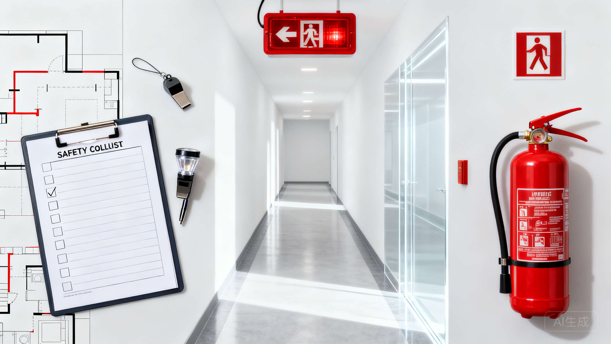 门店消防安全自查怎么做：灭火器与应急灯点检、疏散通道管理、月度演练记录及问题整改追踪表（附清单）